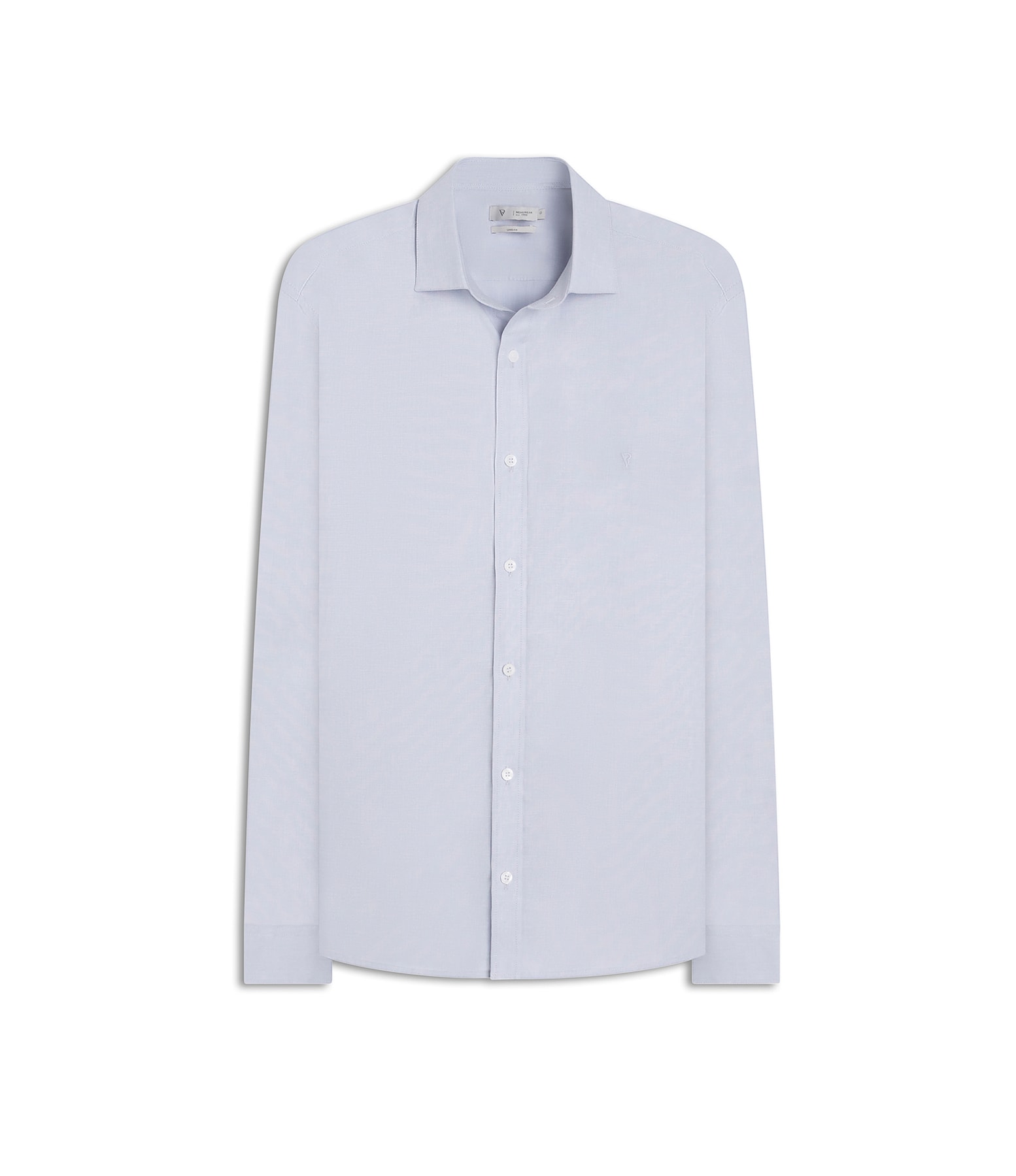 Camisa Fil a Fil Garda Classic Cinza Medio