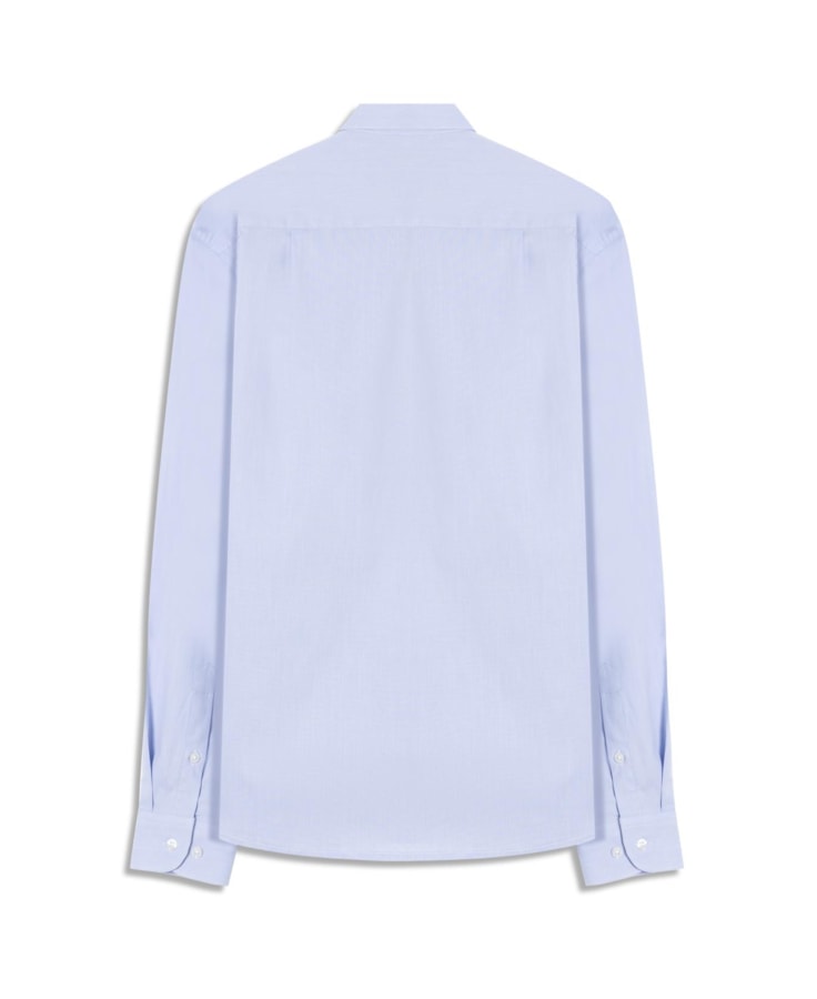 Camisa Fil a Fil Slim New Italian Azul Claro
