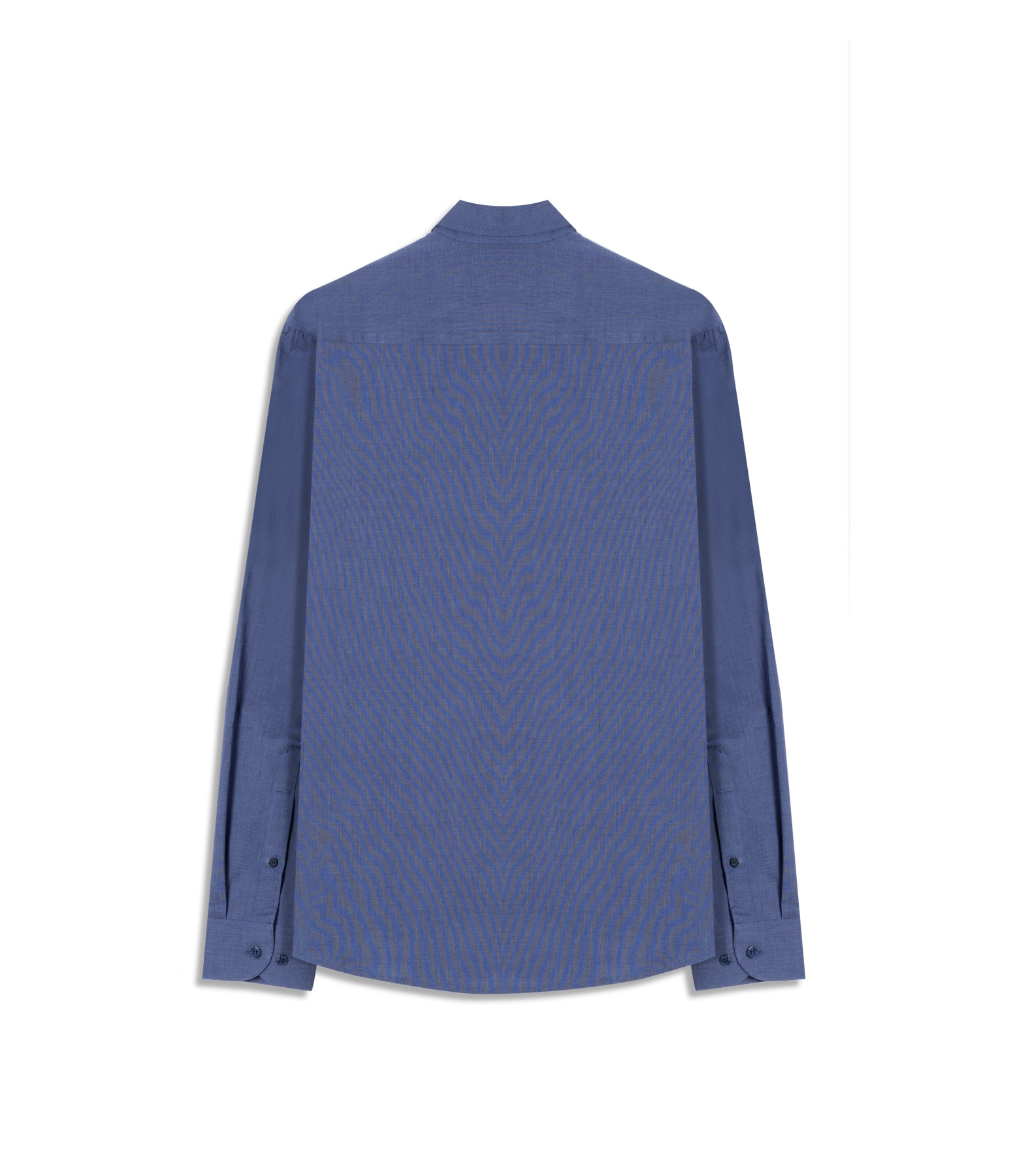 Camisa Fil a Fil Slim Shangai Azul Jeans
