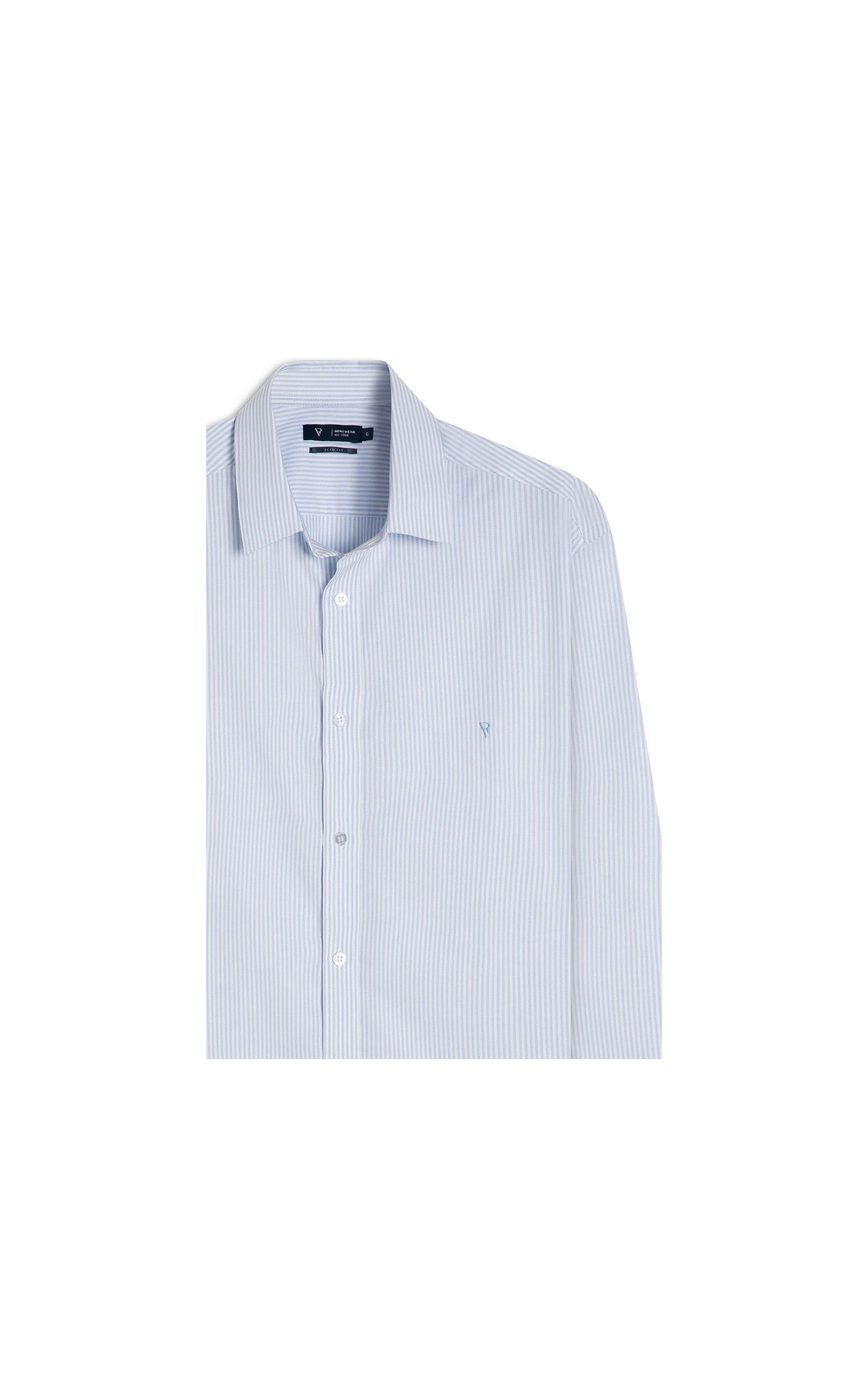 Camisa Filippo Slim Azul Bic Listrado