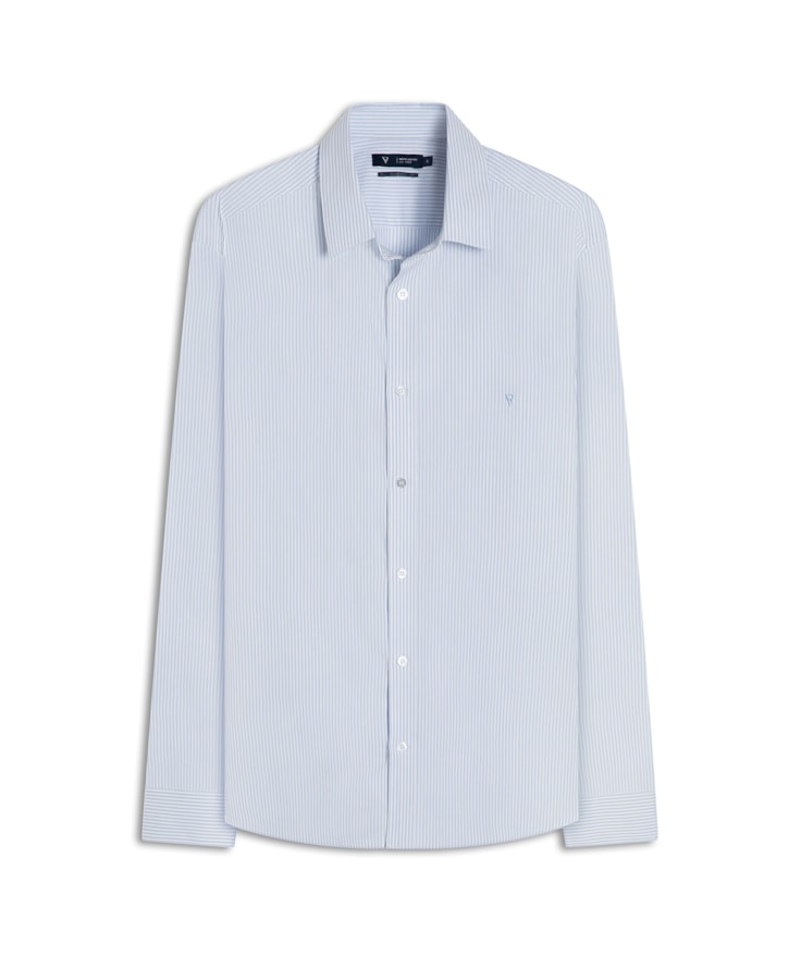 Camisa Filippo Slim Azul Bic Listrado