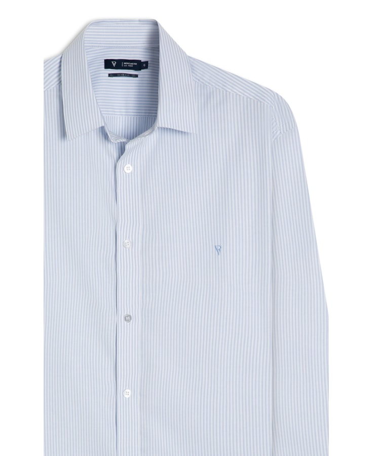 Camisa Filippo Slim Azul Bic Listrado