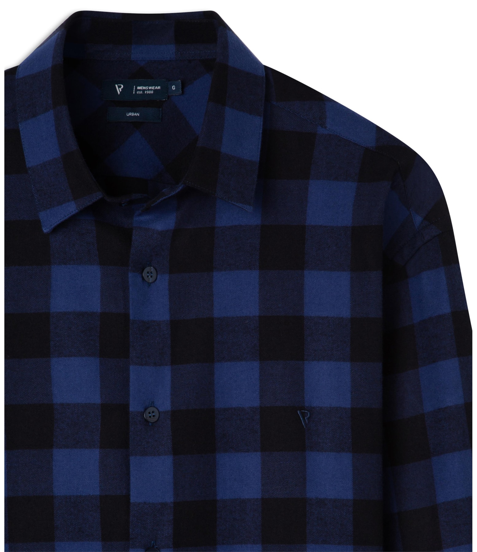 Camisa Flanela Bright Blue Taos Class Sang Dark Navy