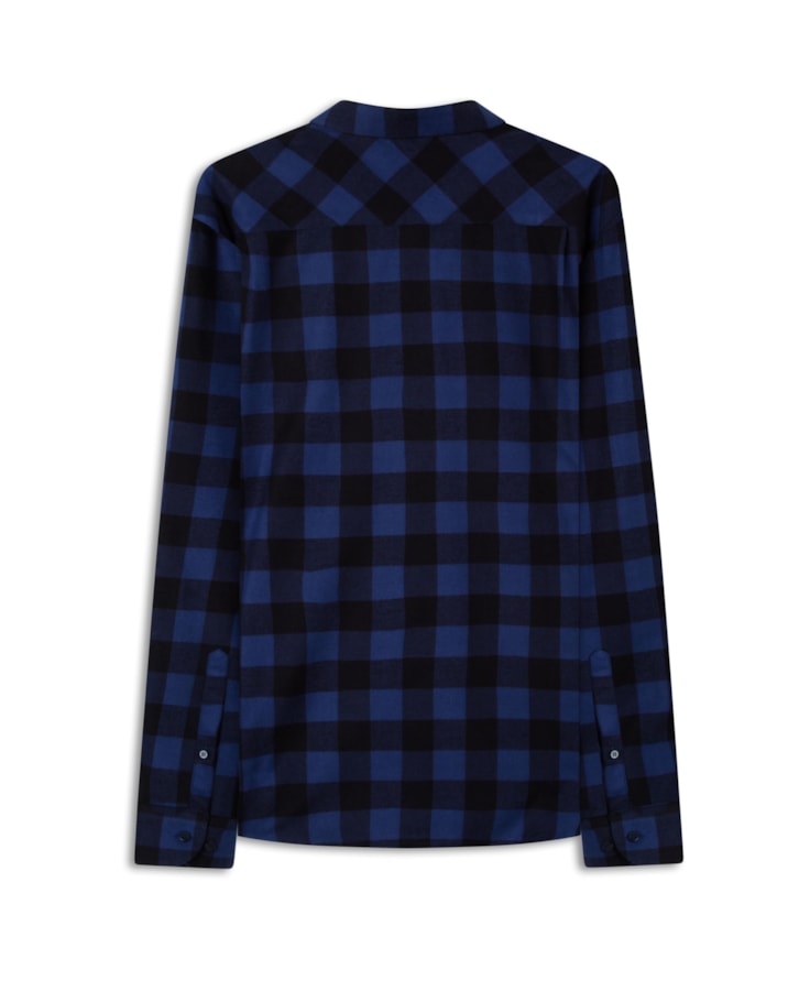 Camisa Flanela Bright Blue Taos Class Sang Dark Navy