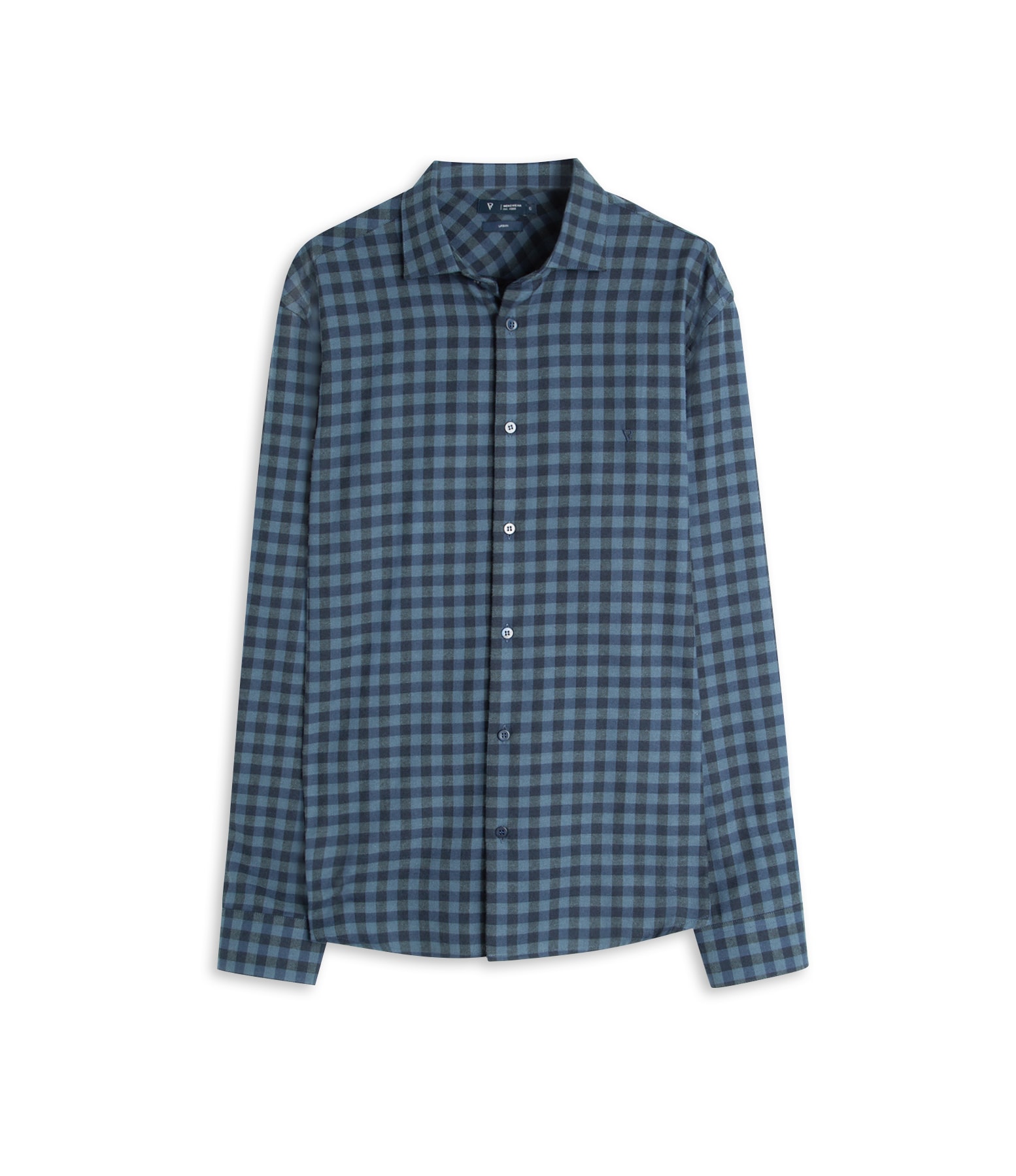 Camisa Flanela Julita Classic New Italian Marinho