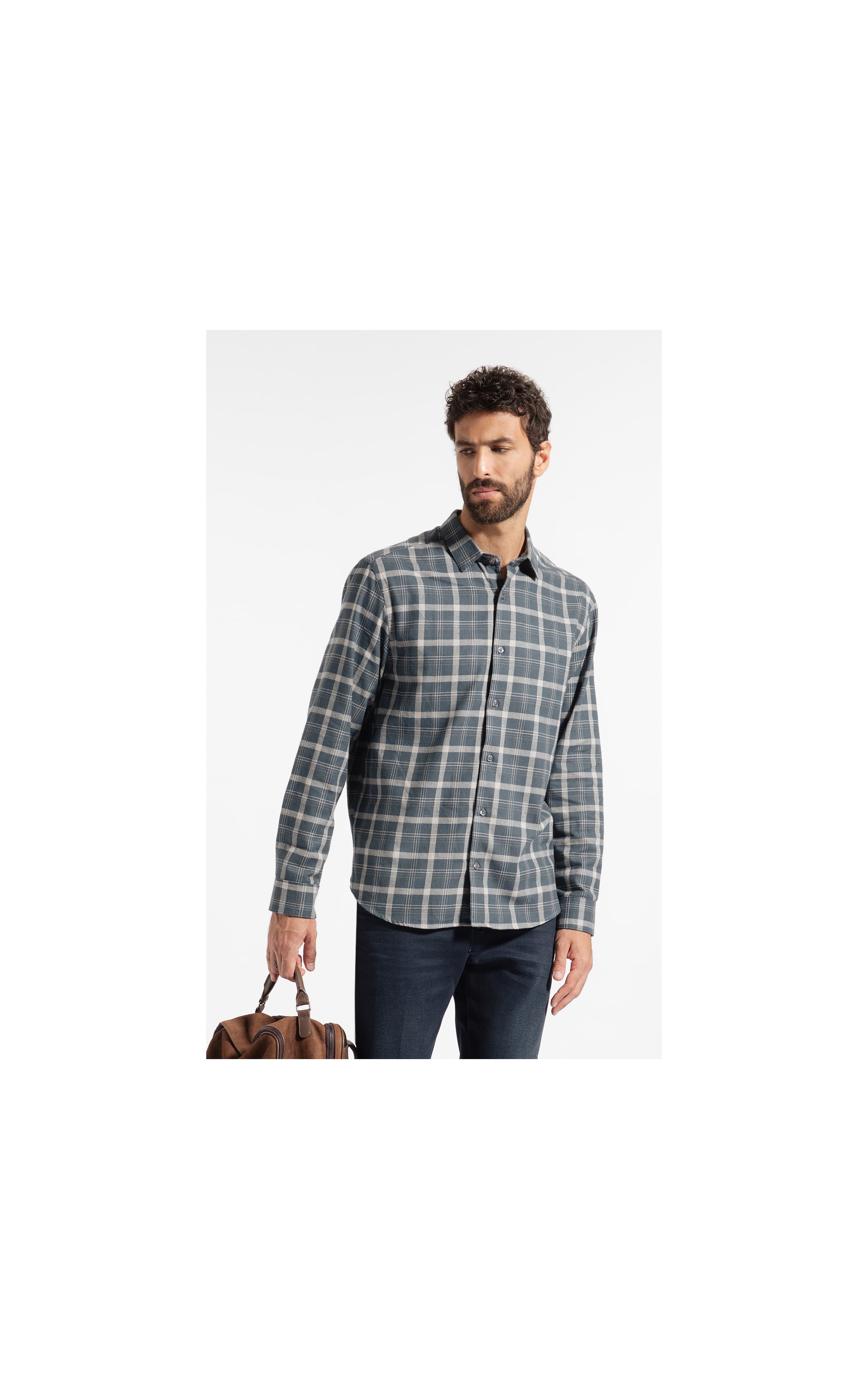 Camisa Flanela Milton Classic Shangai Marinho