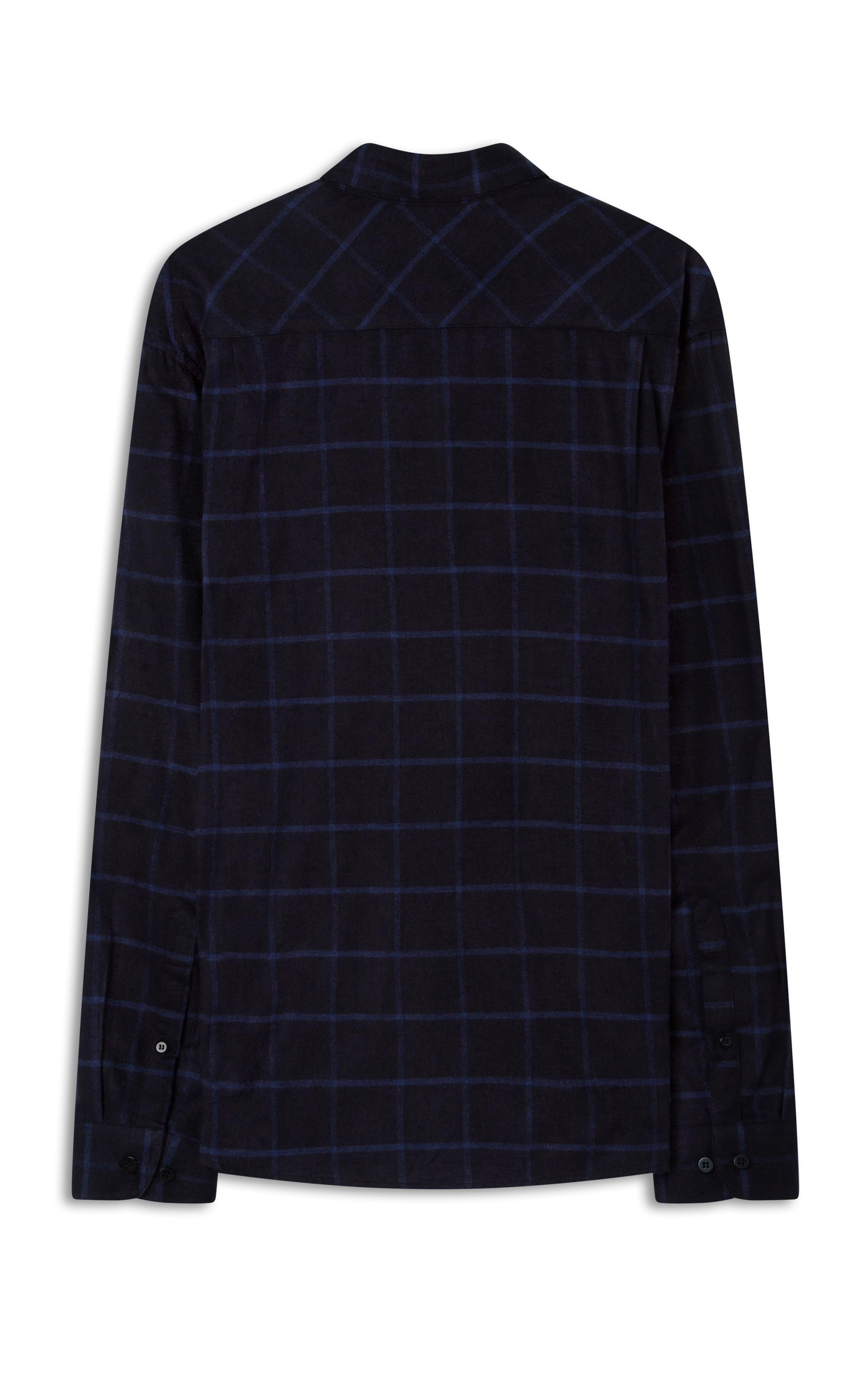 Camisa Flanela Quadriculada Taos Dark Navy