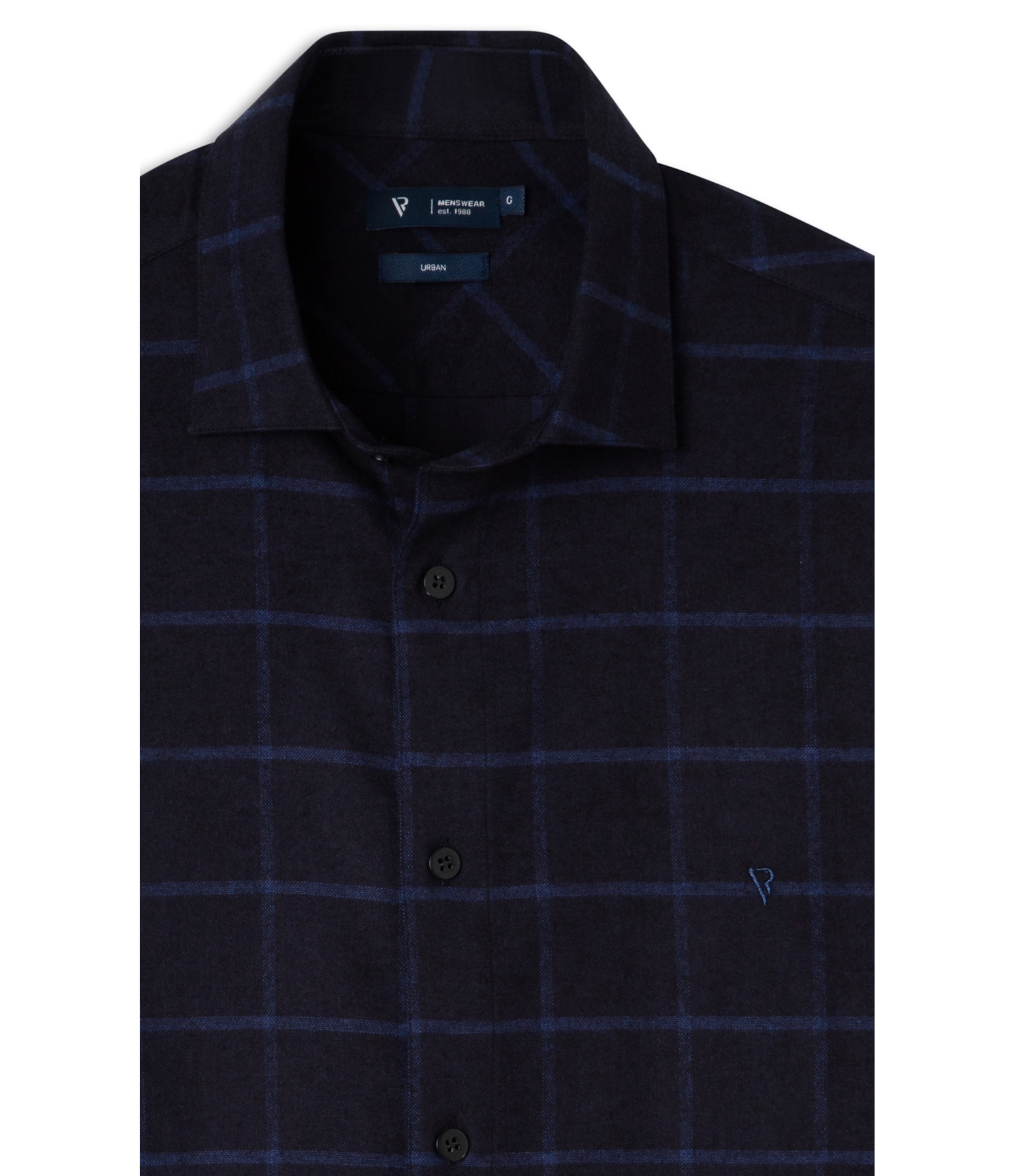 Camisa Flanela Quadriculada Taos Dark Navy