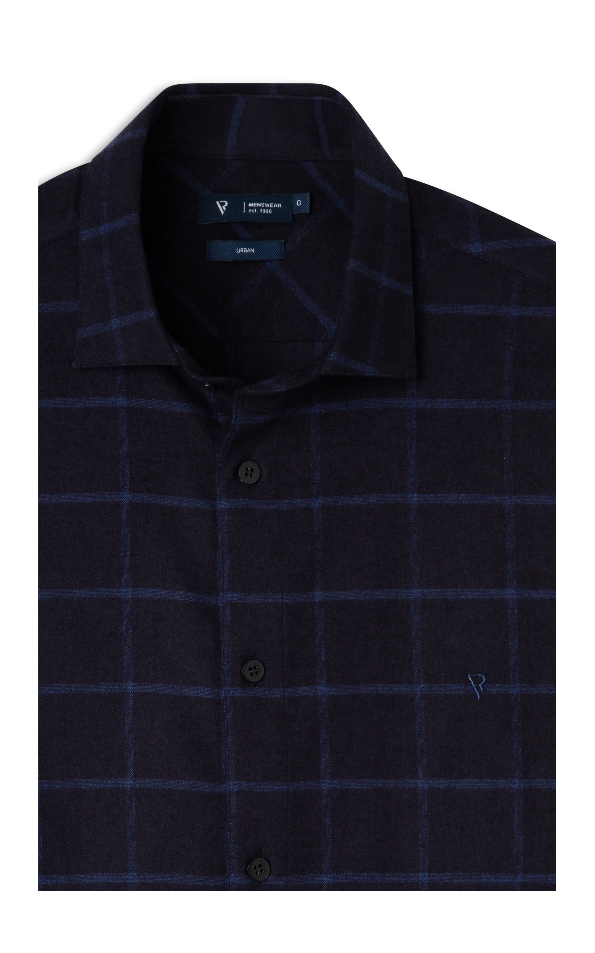Camisa Flanela Quadriculada Taos Dark Navy