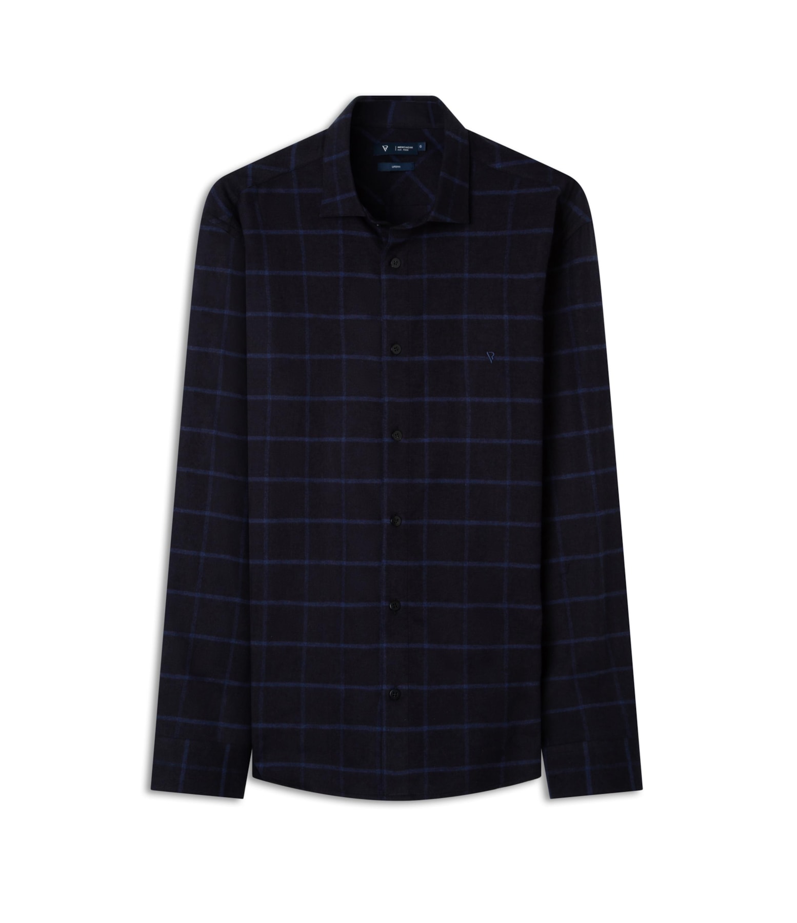 Camisa Flanela Quadriculada Taos Dark Navy