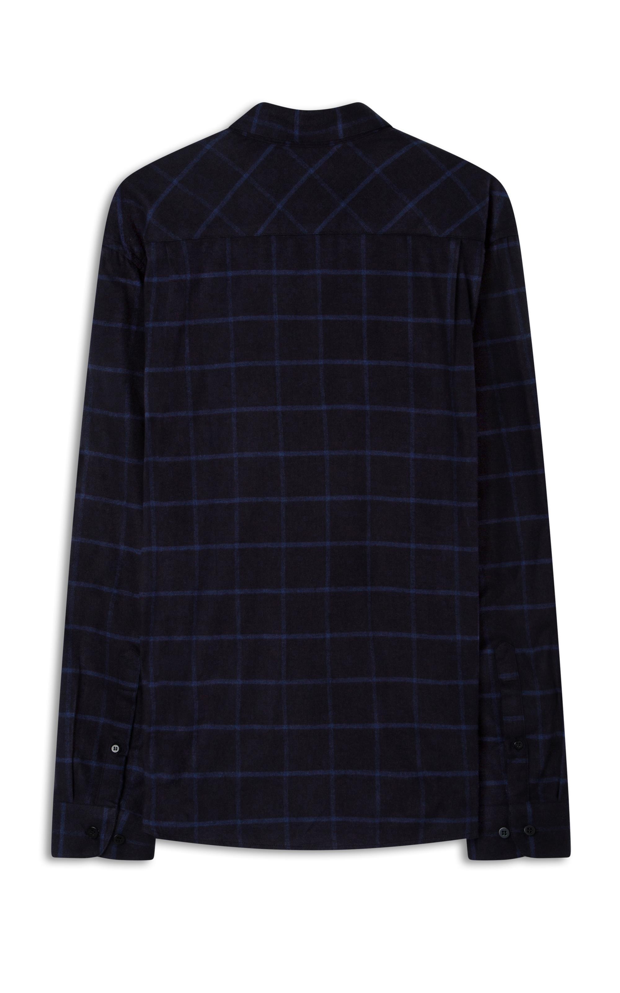 Camisa Flanela Quadriculada Taos Dark Navy