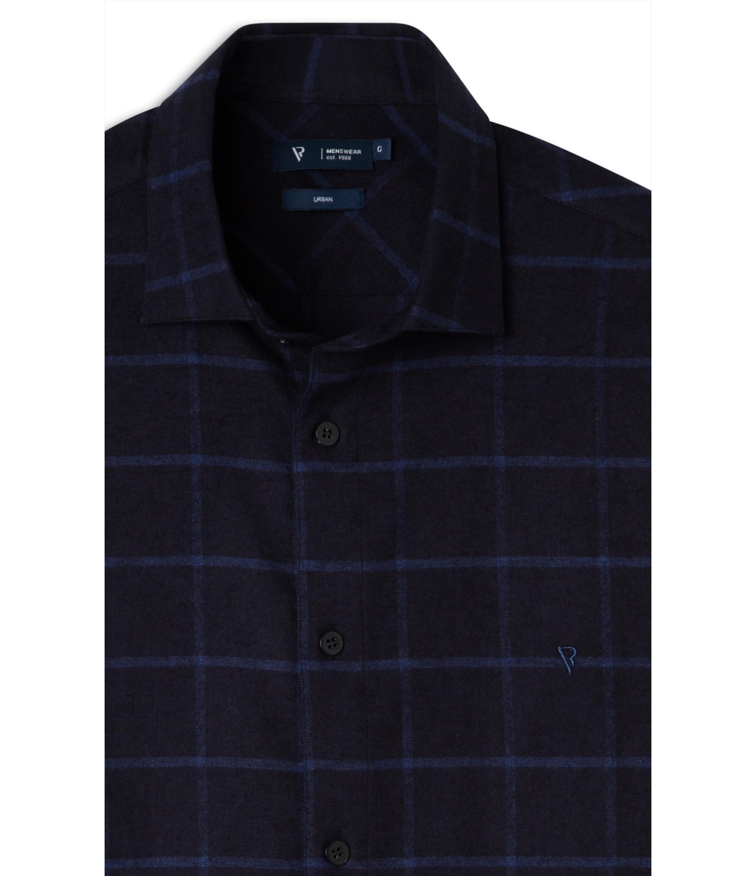 Camisa Flanela Quadriculada Taos Dark Navy