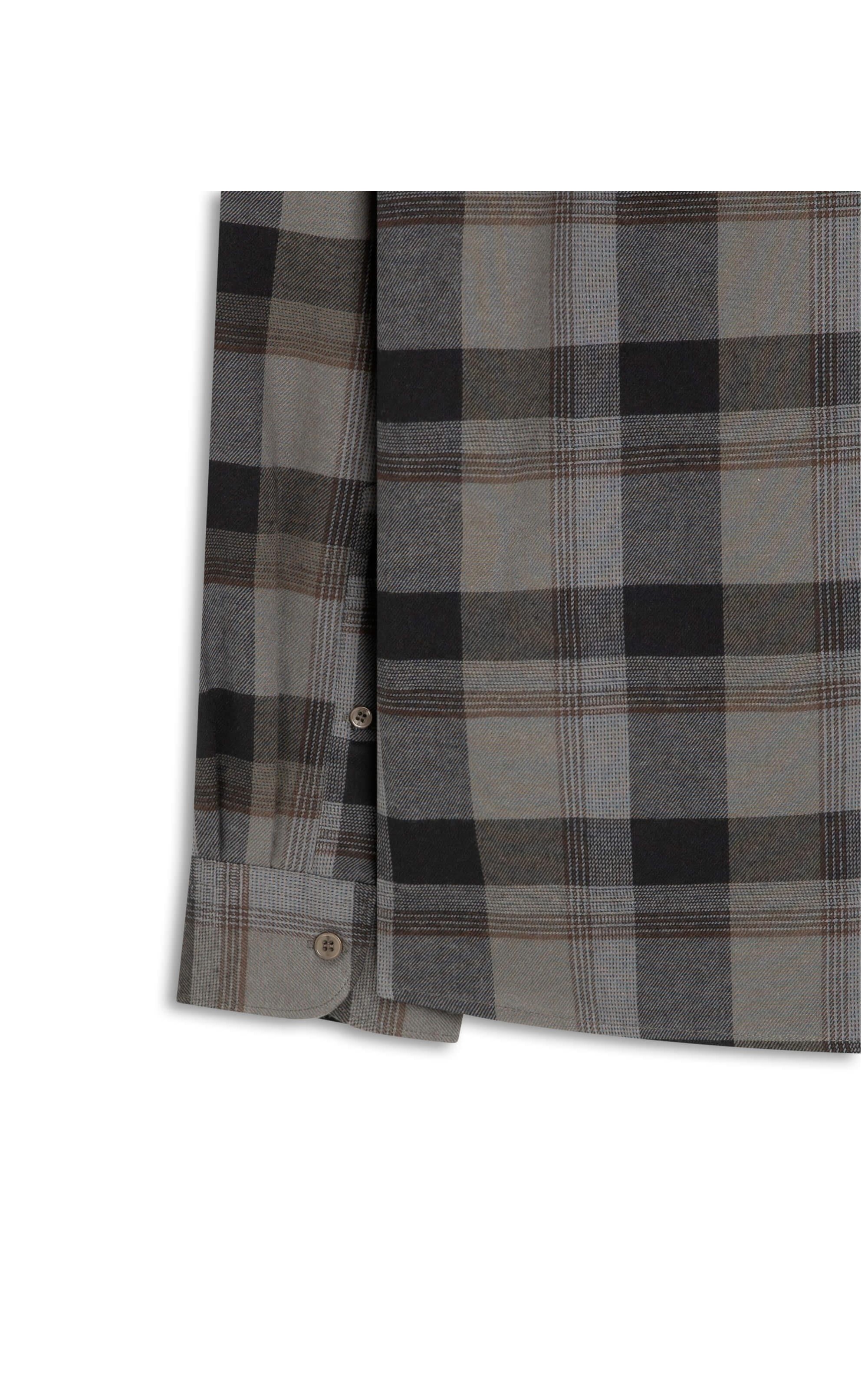 Camisa Flanela Slim Fit Grafite