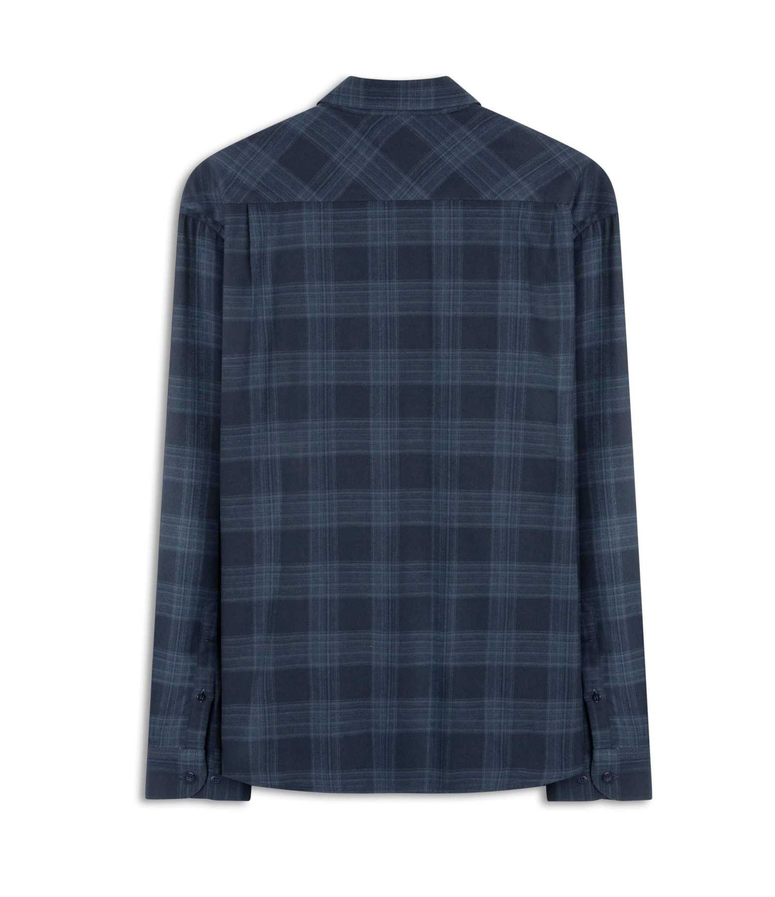 Camisa Flanela Wool Touch Waterford Pl Shangai Azul Jeans