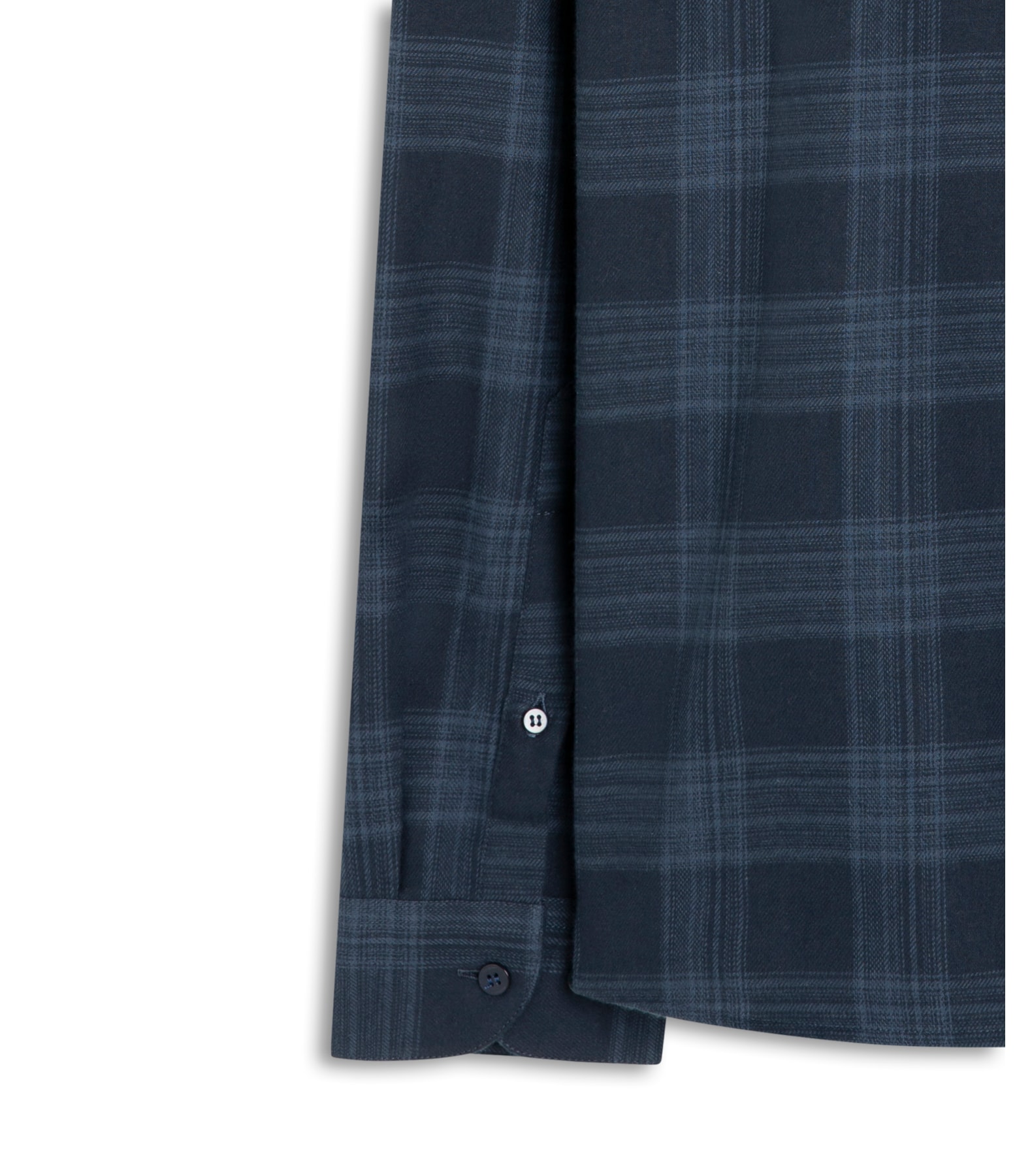 Camisa Flanela Wool Touch Waterford Pl Shangai Azul Jeans