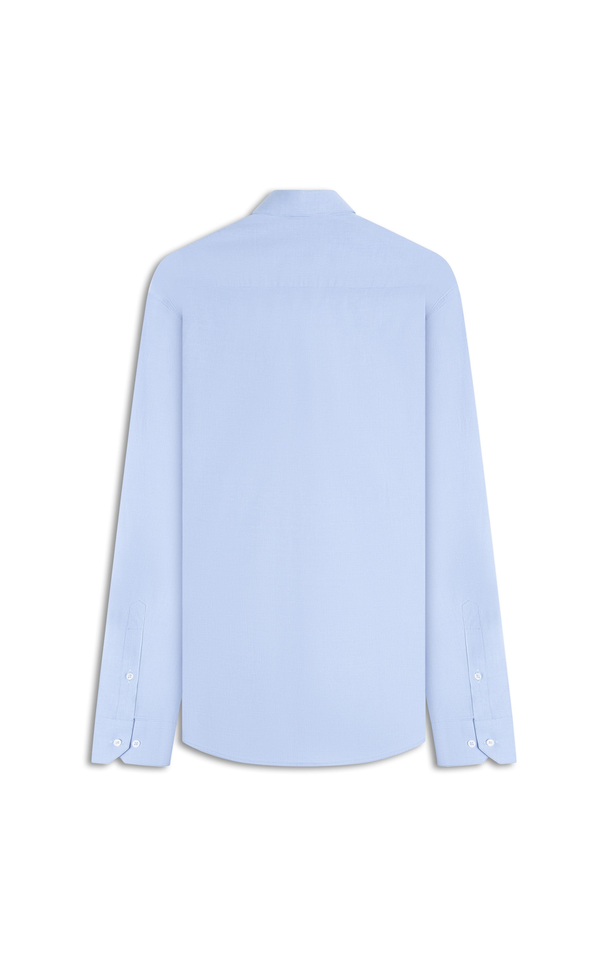 Camisa Galles Stretch Bolso Slim Shangai Azul Pervante