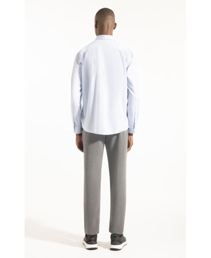 Camisa Glace Slim Shangai Azul Claro