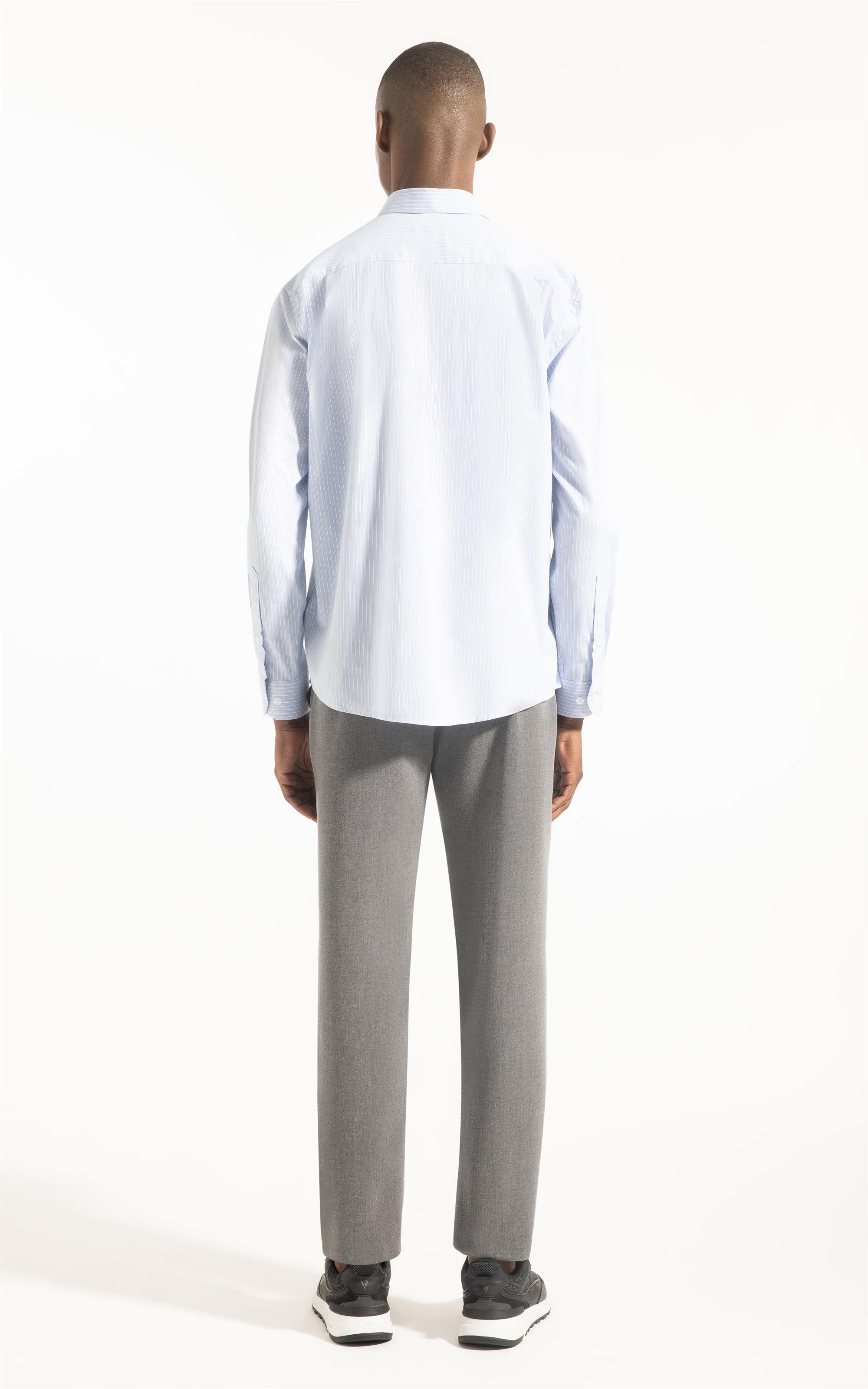 Camisa Glace Slim Shangai Azul Claro