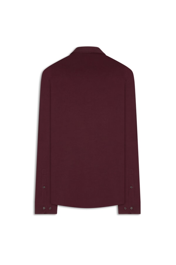 Camisa Interlock Slim Dark Wine