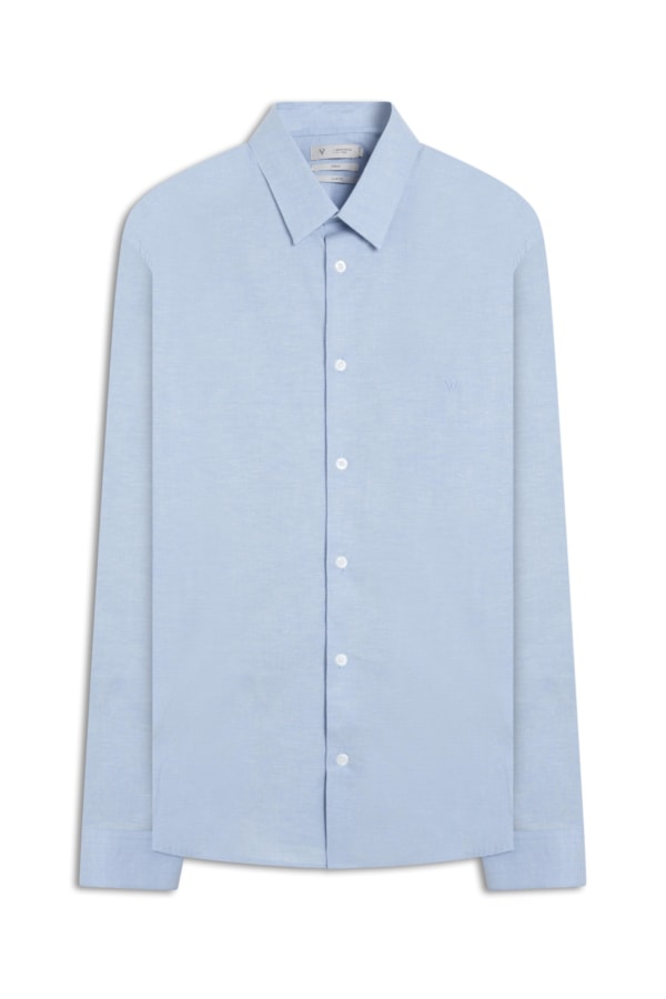 Camisa Liara Str Mic Lis Roma Sl Pirl Azul Pervante