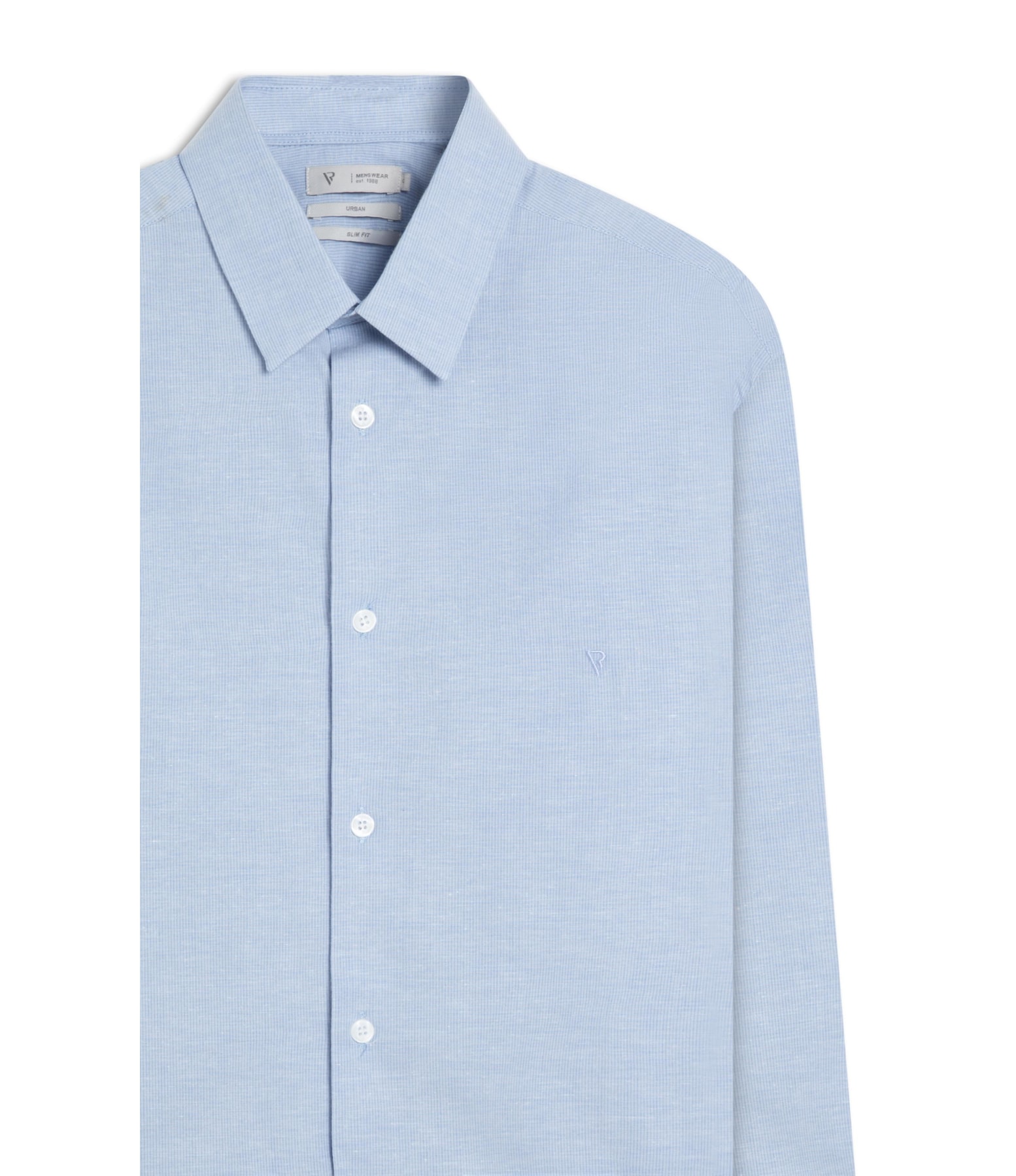 Camisa Liara Str Mic Lis Roma Sl Pirl Azul Pervante
