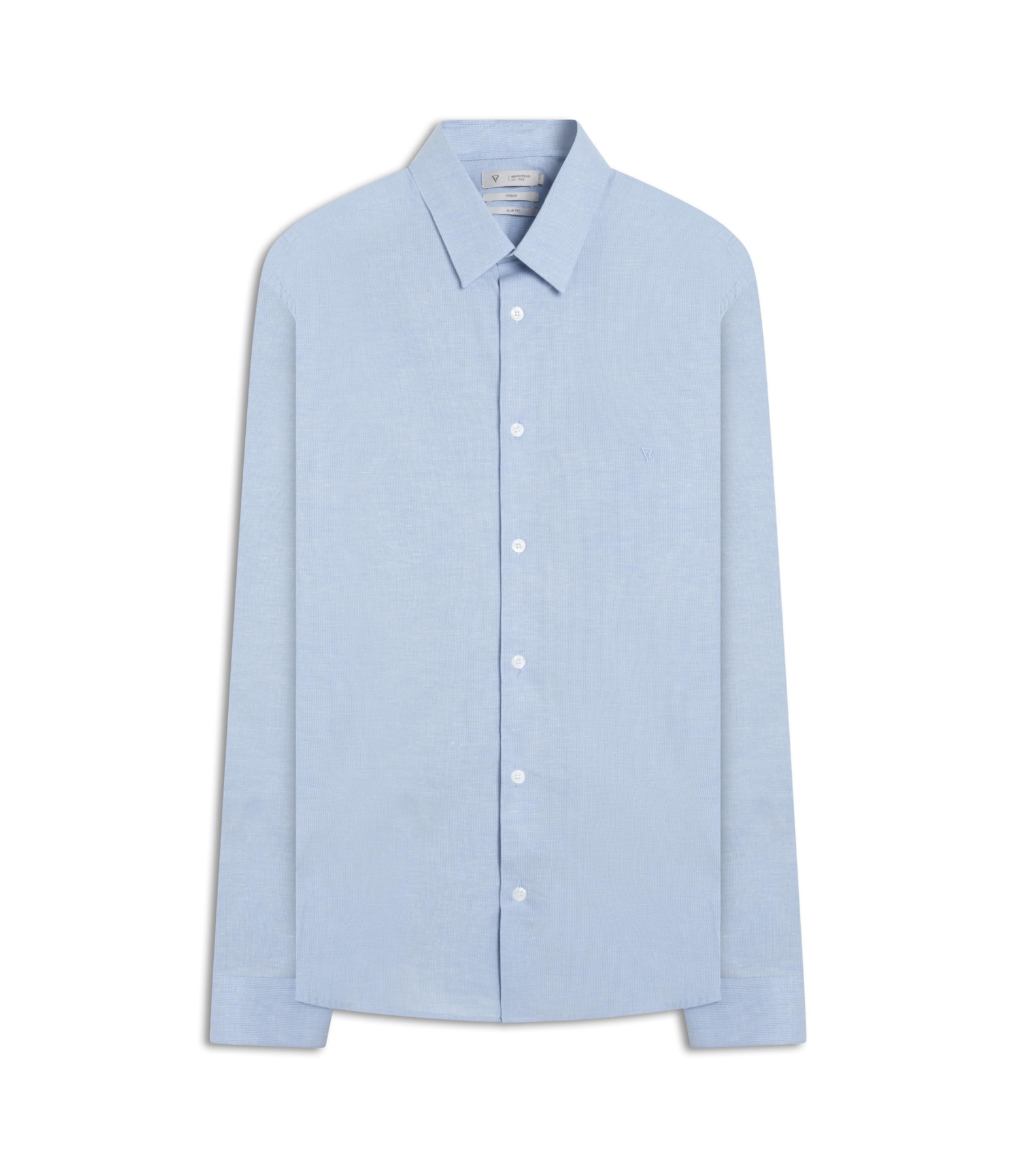 Camisa Liara Str Mic Lis Roma Sl Pirl Azul Pervante