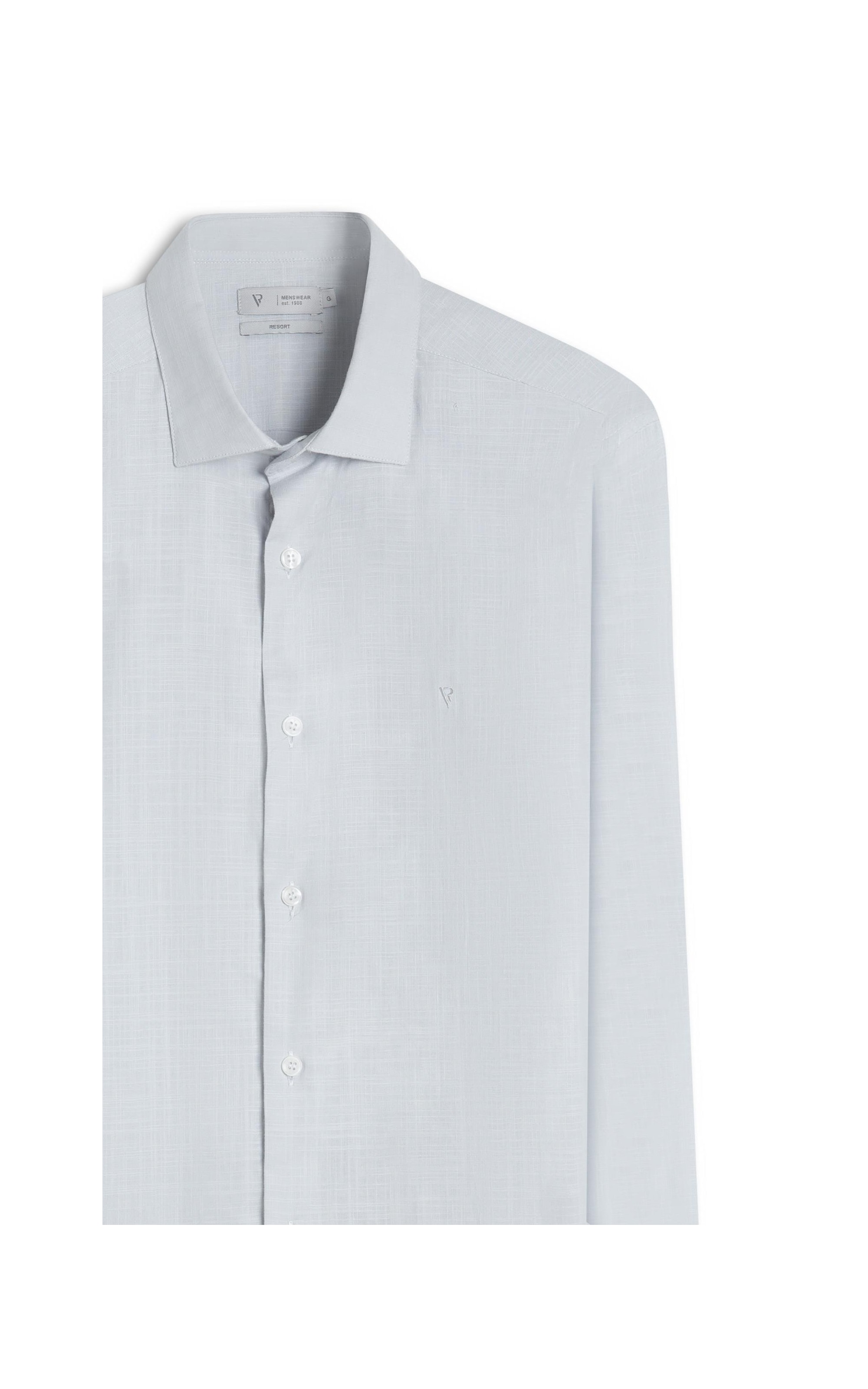 Camisa Like Classic New Italian Cinza Claro