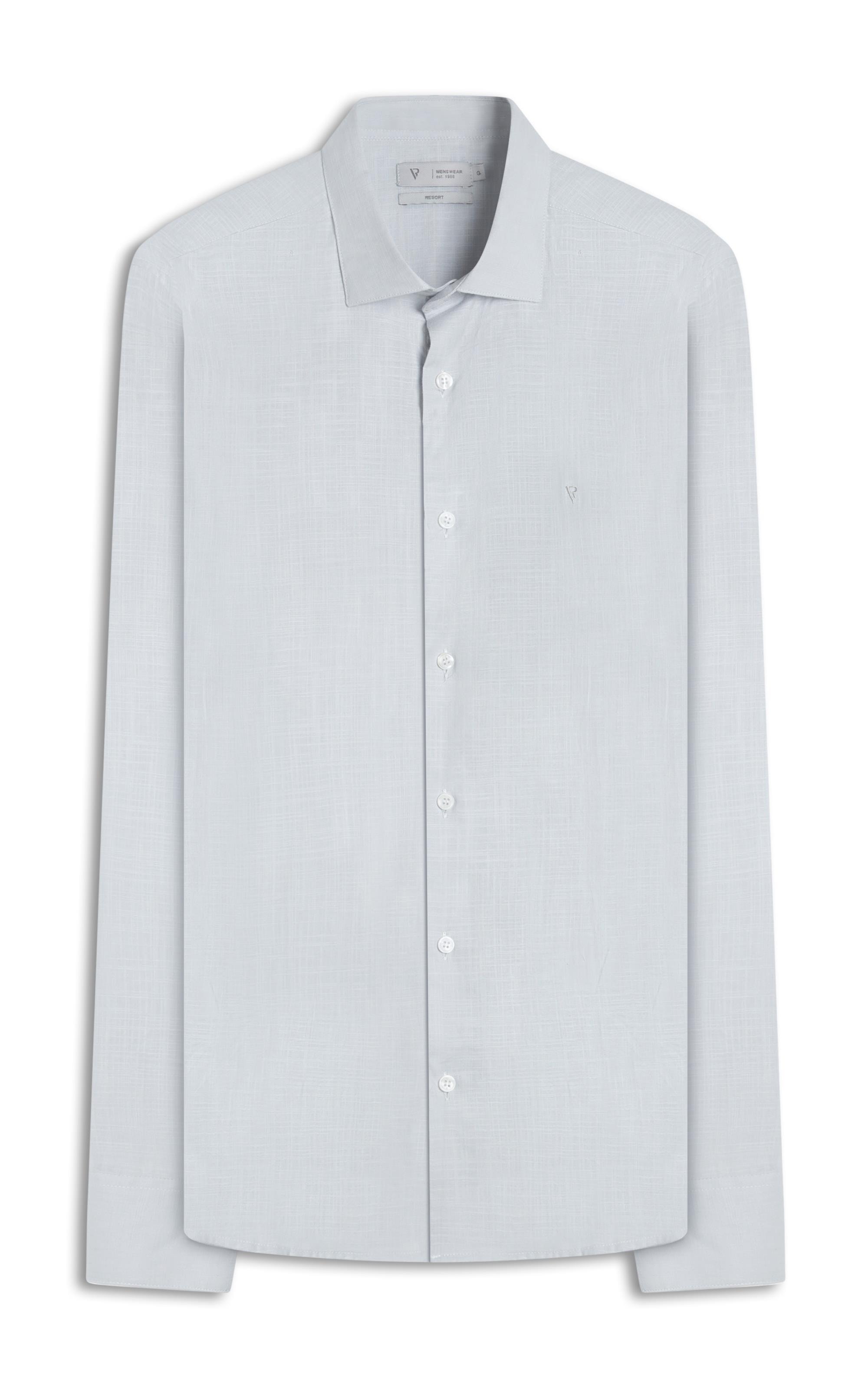Camisa Like Classic New Italian Cinza Claro