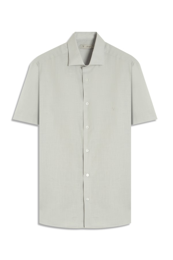 Camisa Like Retro New Italian Cinza Claro