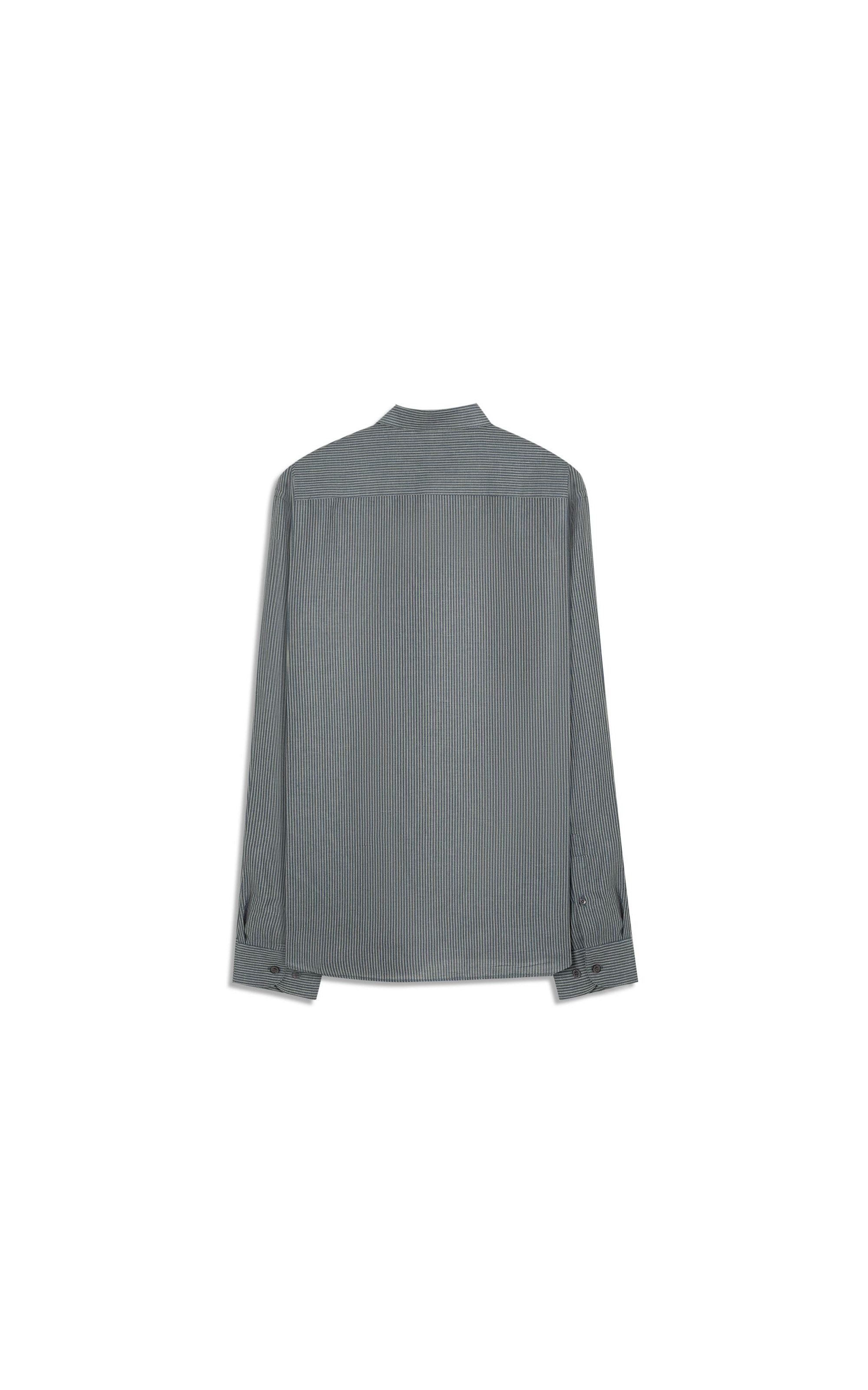 Camisa Linen Blend Ft Classic Button Down Pkt m Dark Navy                               