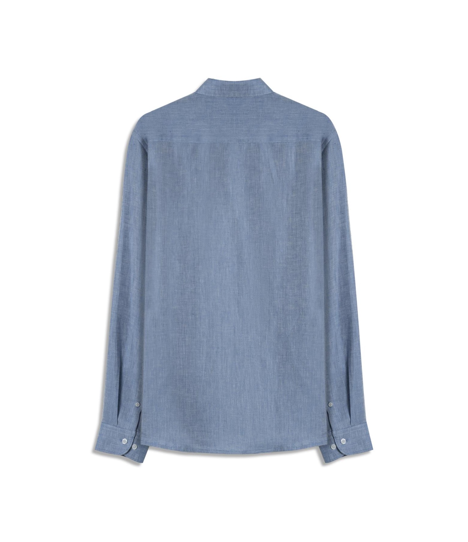 Camisa Linen Blend Ft Classic Shangai Ml Marinho