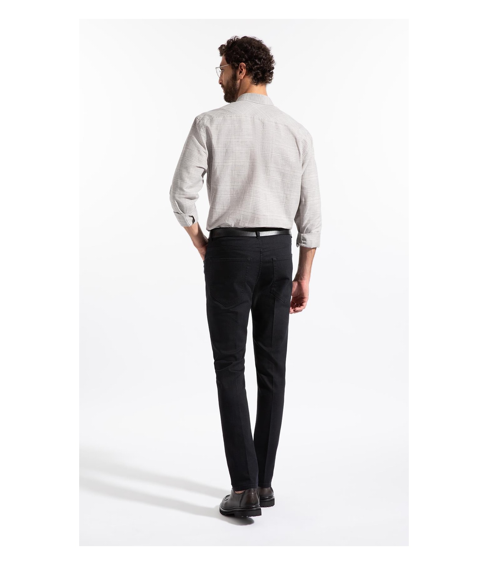 Linen Blend Ft Donnas Classic Irish Ml Cinza Claro