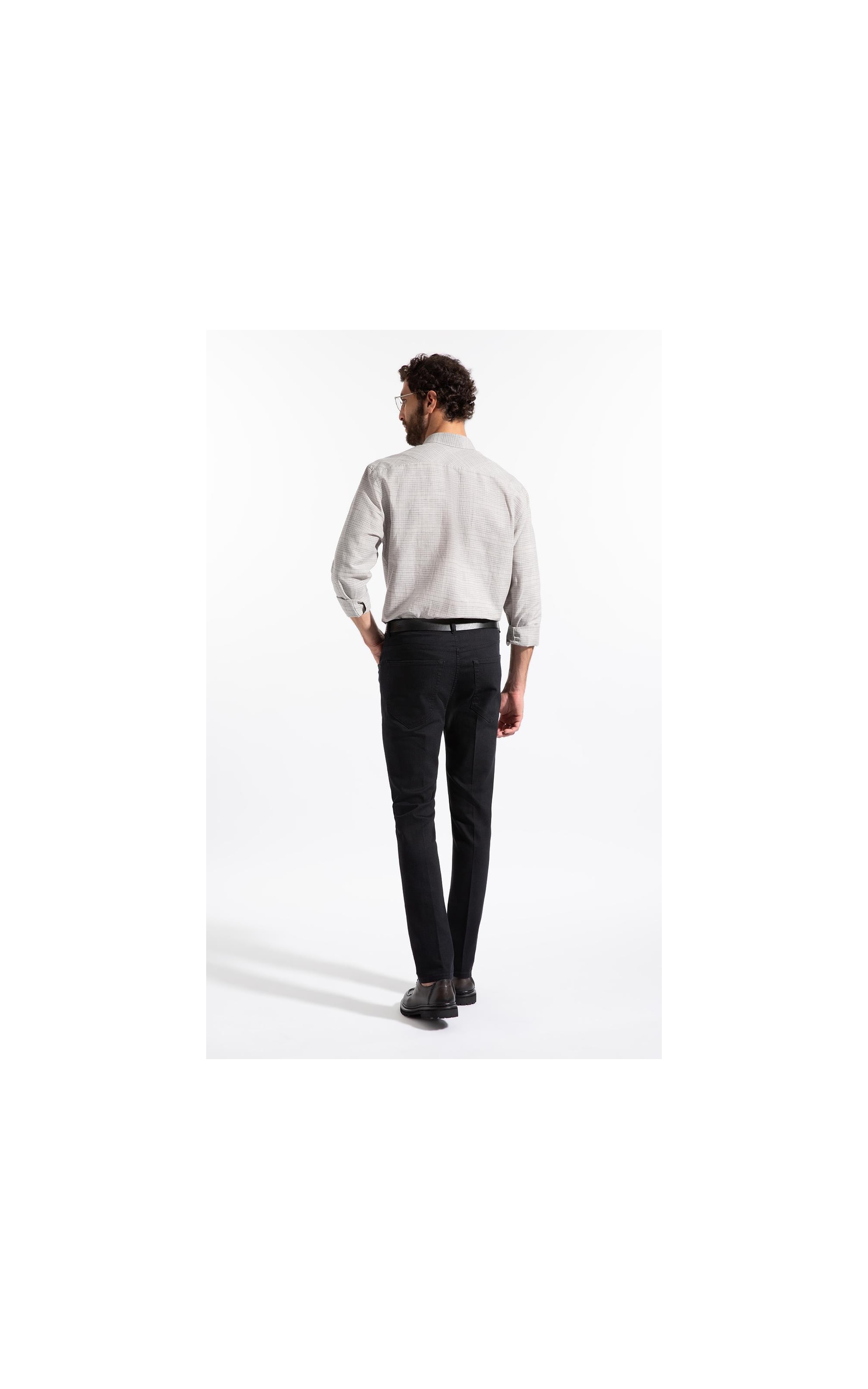 Linen Blend Ft Donnas Classic Irish Ml Cinza Claro