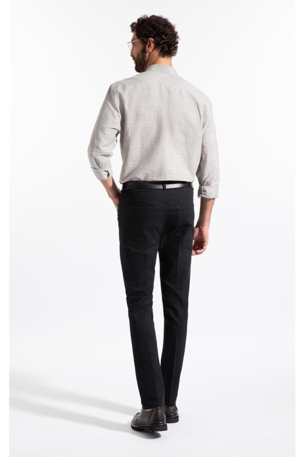 Camisa Linen Blend Ft Donnas Classic Irish Ml Cinza Claro