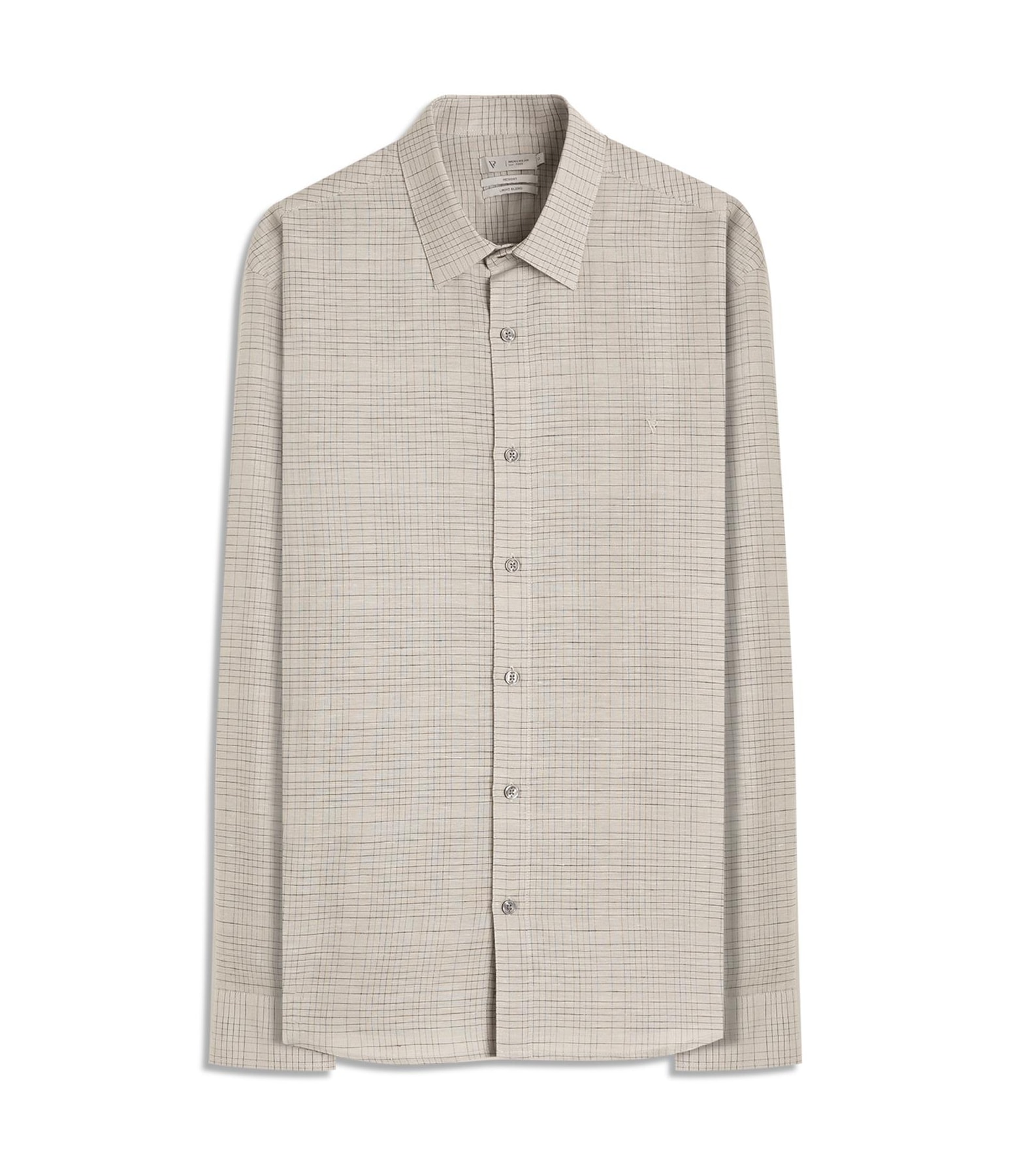 Linen Blend Ft Donnas Classic Irish Ml Cinza Claro