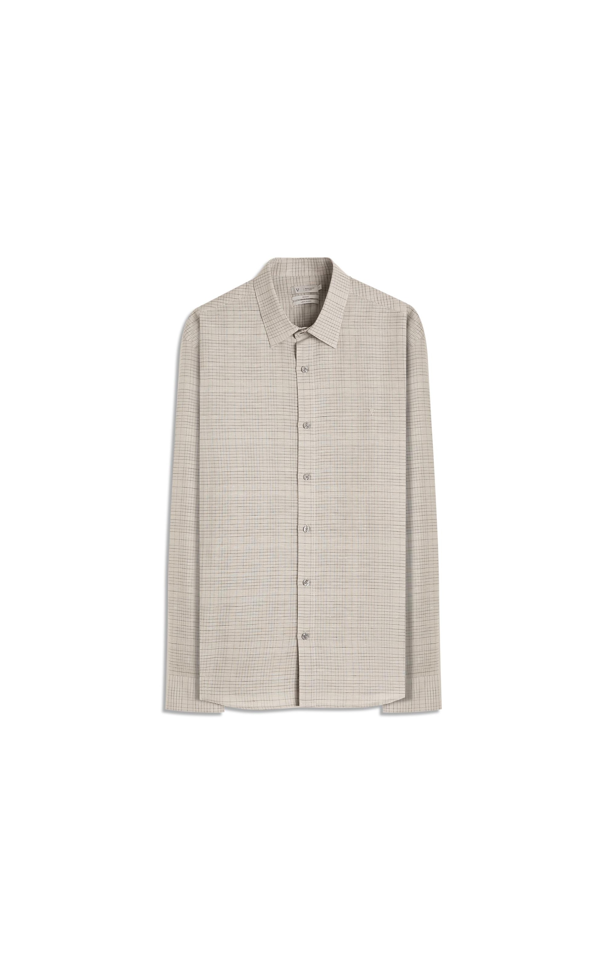 Linen Blend Ft Donnas Classic Irish Ml Cinza Claro