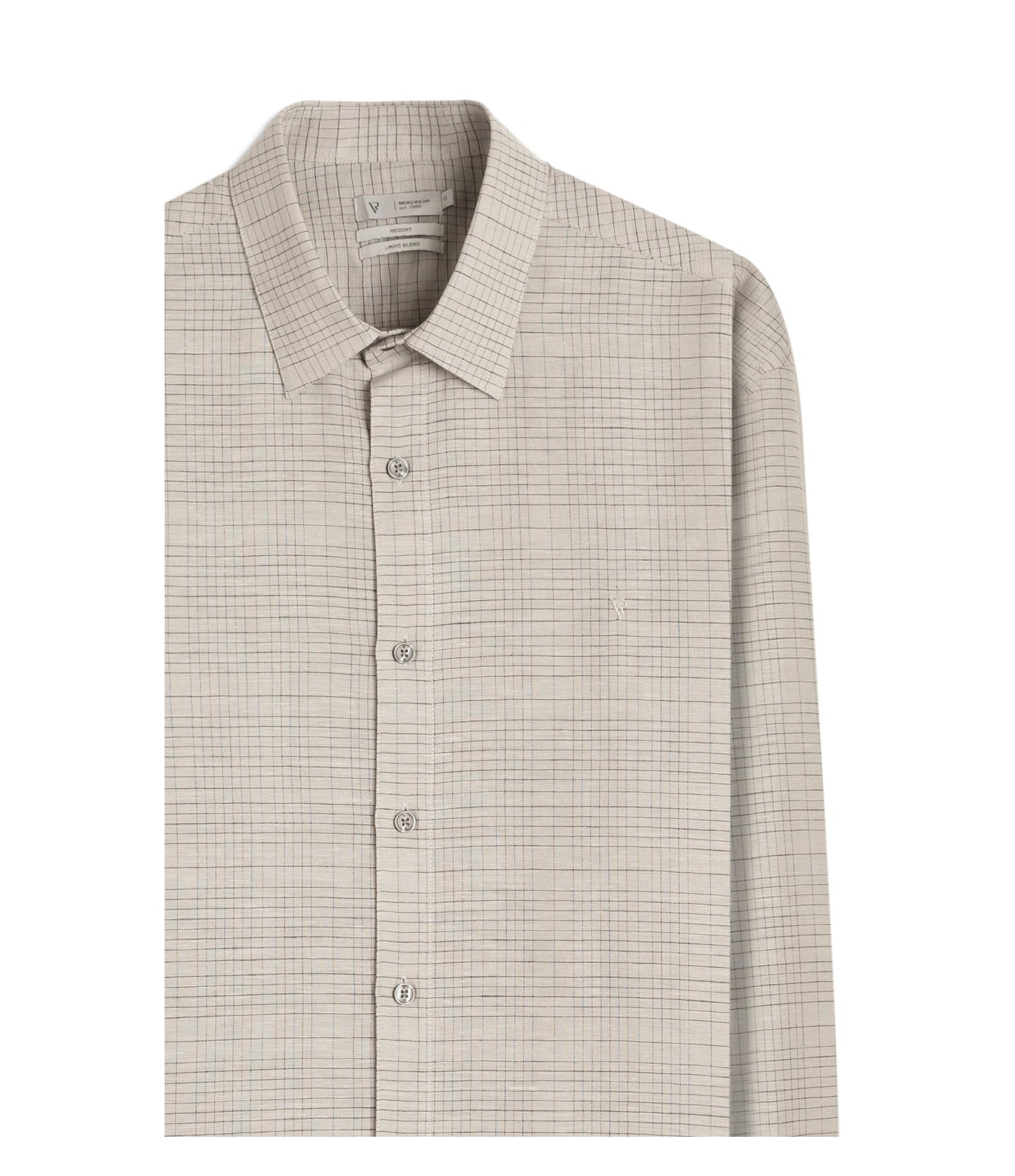 Linen Blend Ft Donnas Classic Irish Ml Cinza Claro