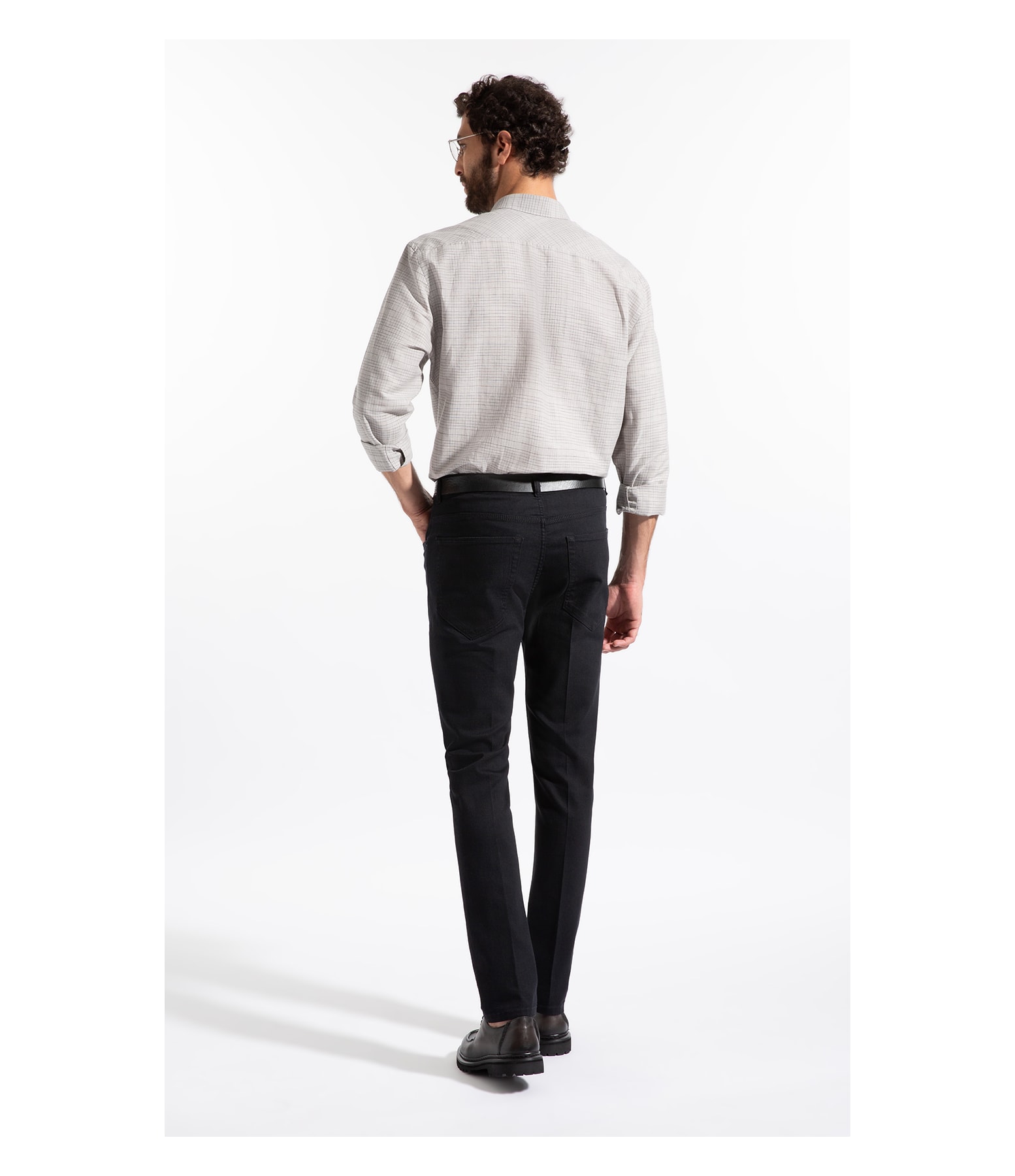 Linen Blend Ft Donnas Classic Irish Ml Cinza Claro