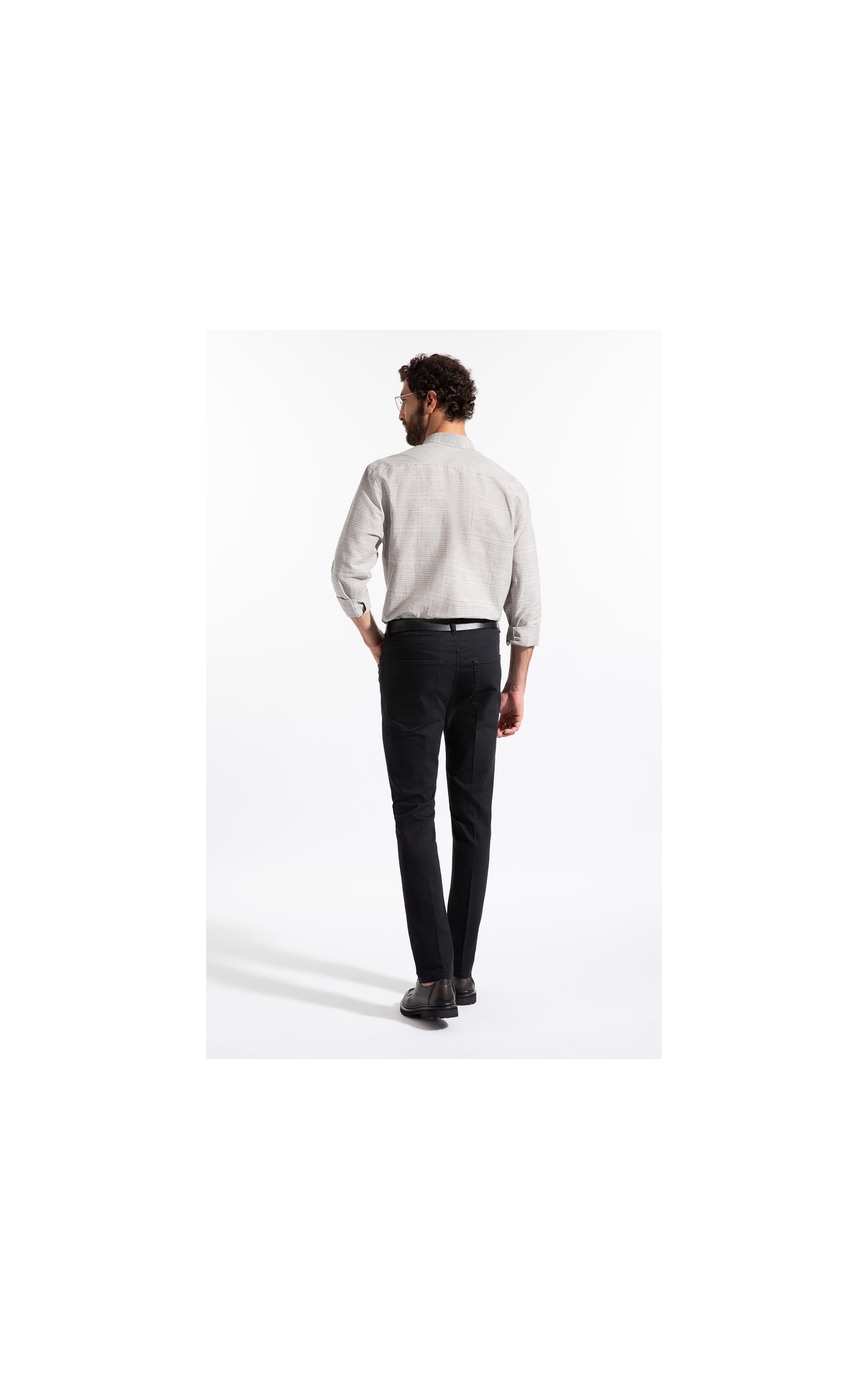 Linen Blend Ft Donnas Classic Irish Ml Cinza Claro