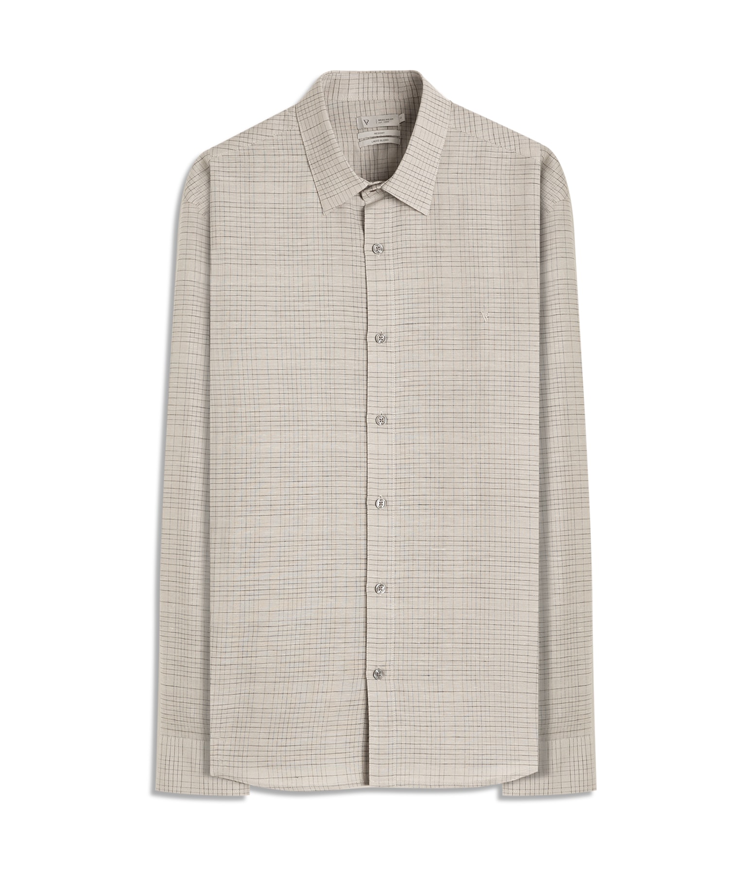 Linen Blend Ft Donnas Classic Irish Ml Cinza Claro