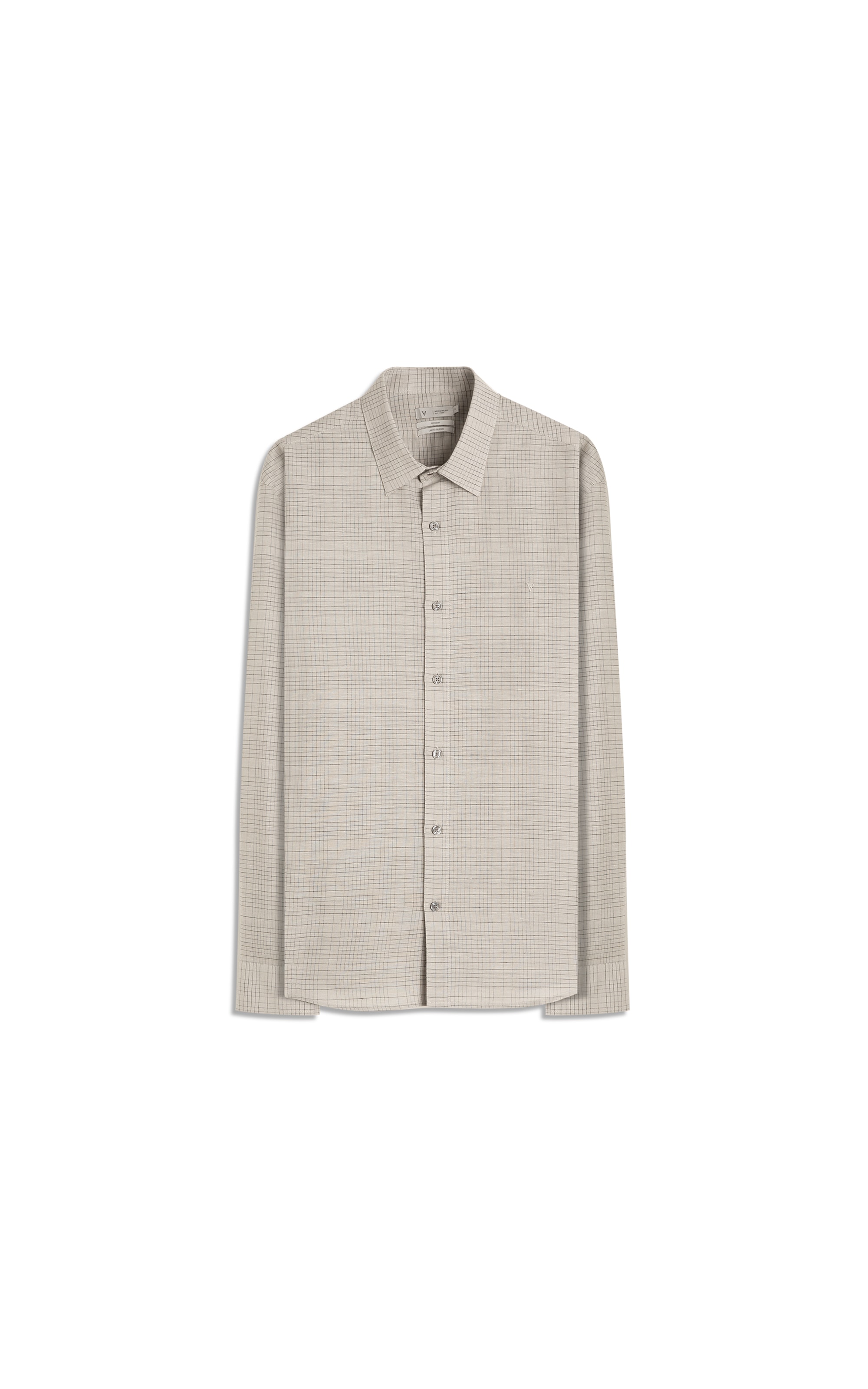 Linen Blend Ft Donnas Classic Irish Ml Cinza Claro