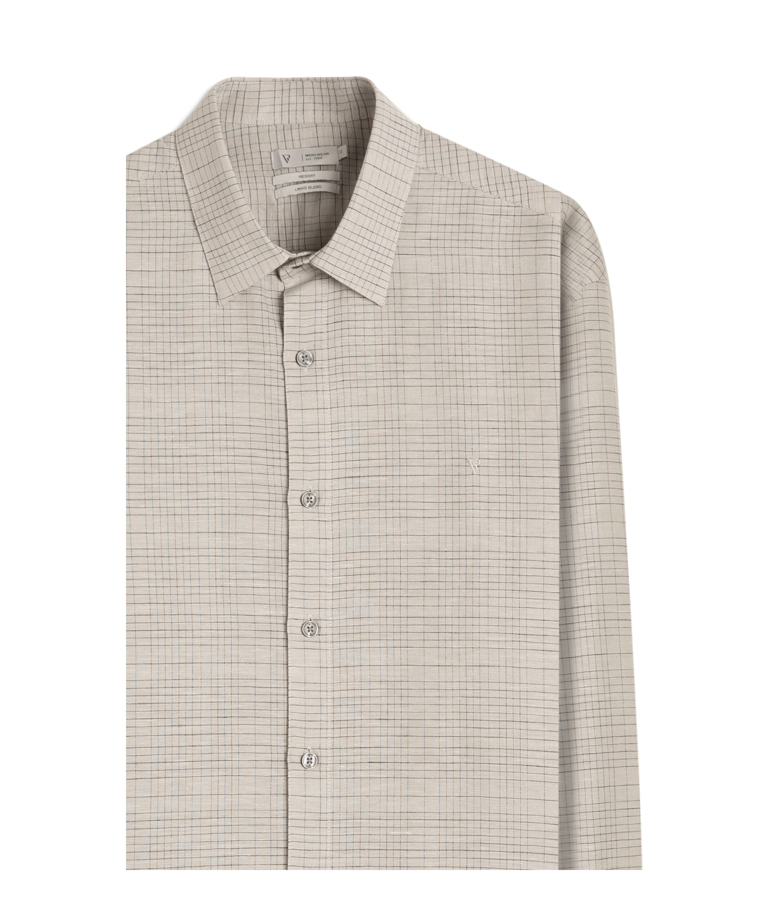 Linen Blend Ft Donnas Classic Irish Ml Cinza Claro