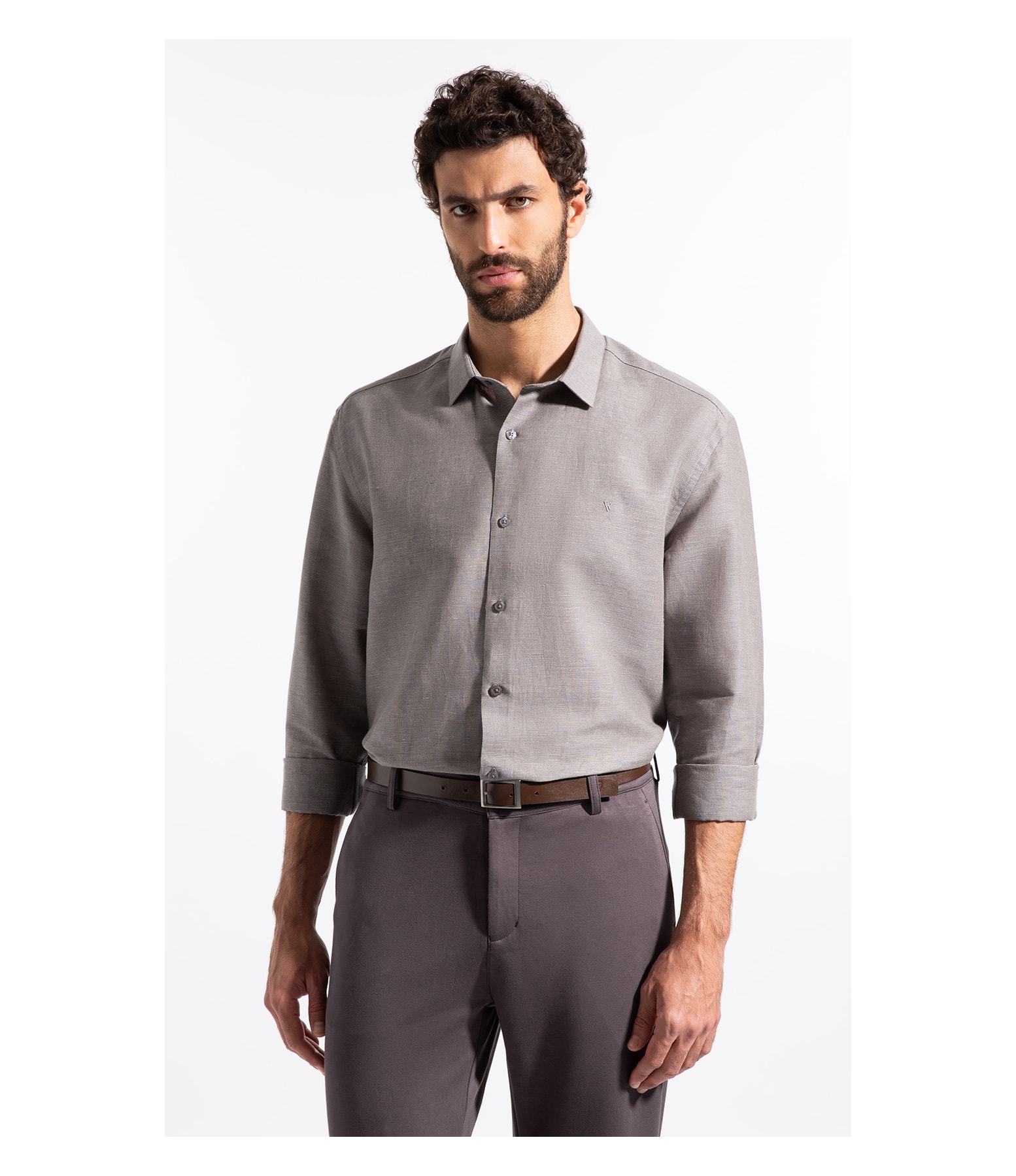 Linen Blend Kauan Classic Shangai Ml Marrom