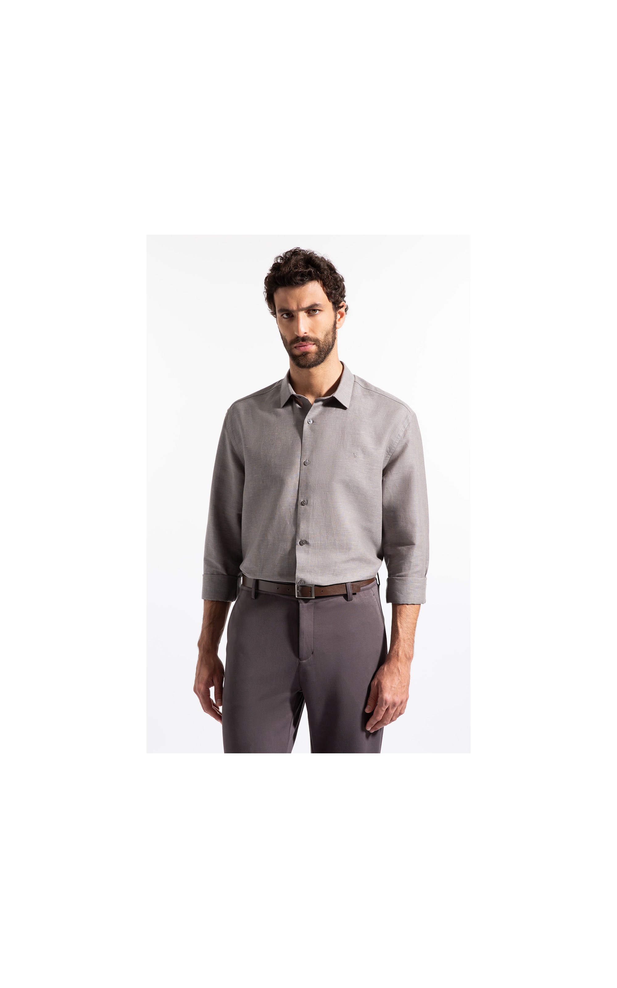 Linen Blend Kauan Classic Shangai Ml Marrom