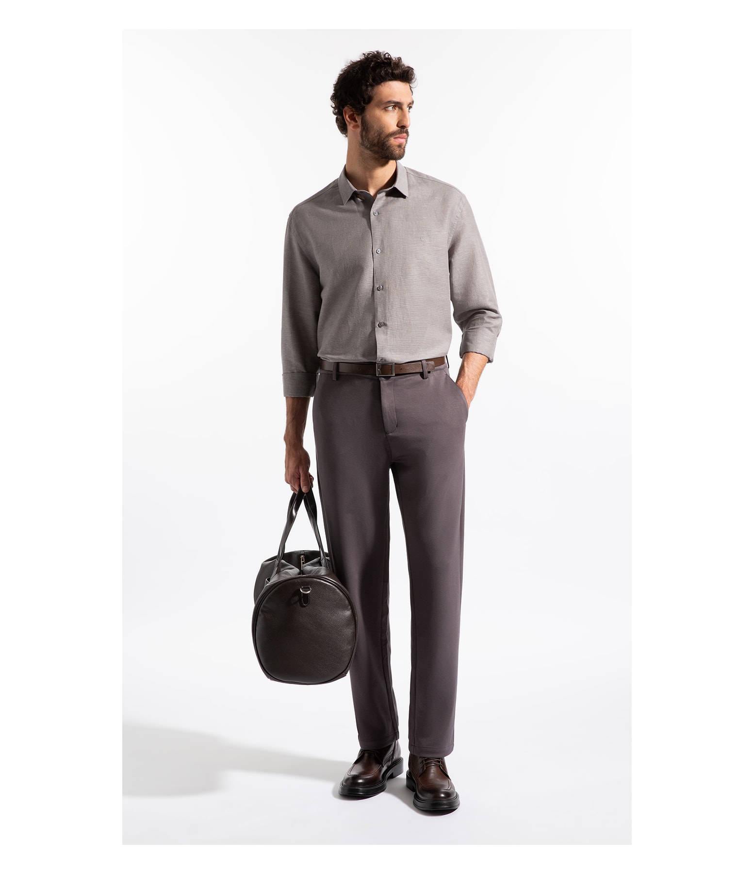Linen Blend Kauan Classic Shangai Ml Marrom