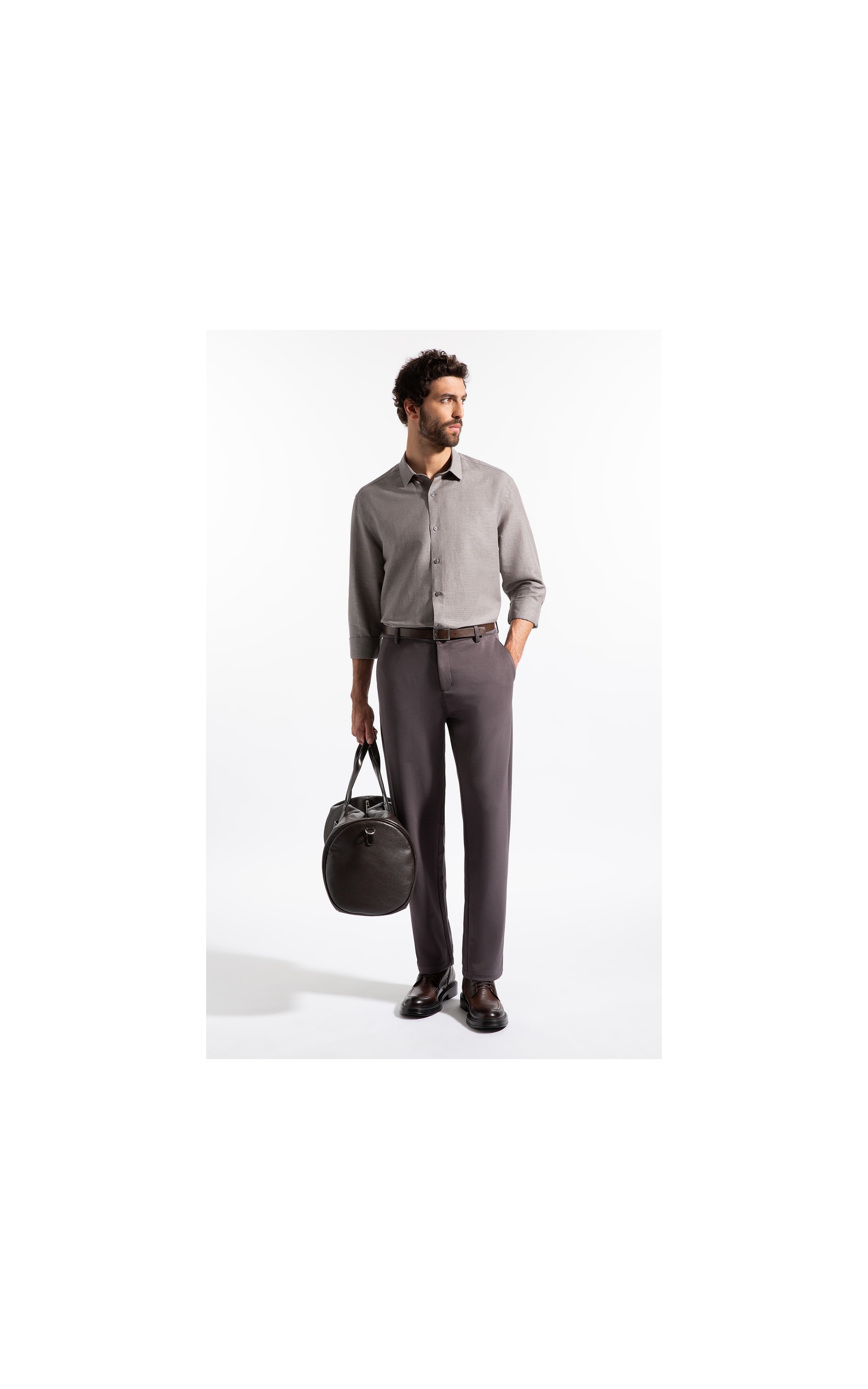 Linen Blend Kauan Classic Shangai Ml Marrom