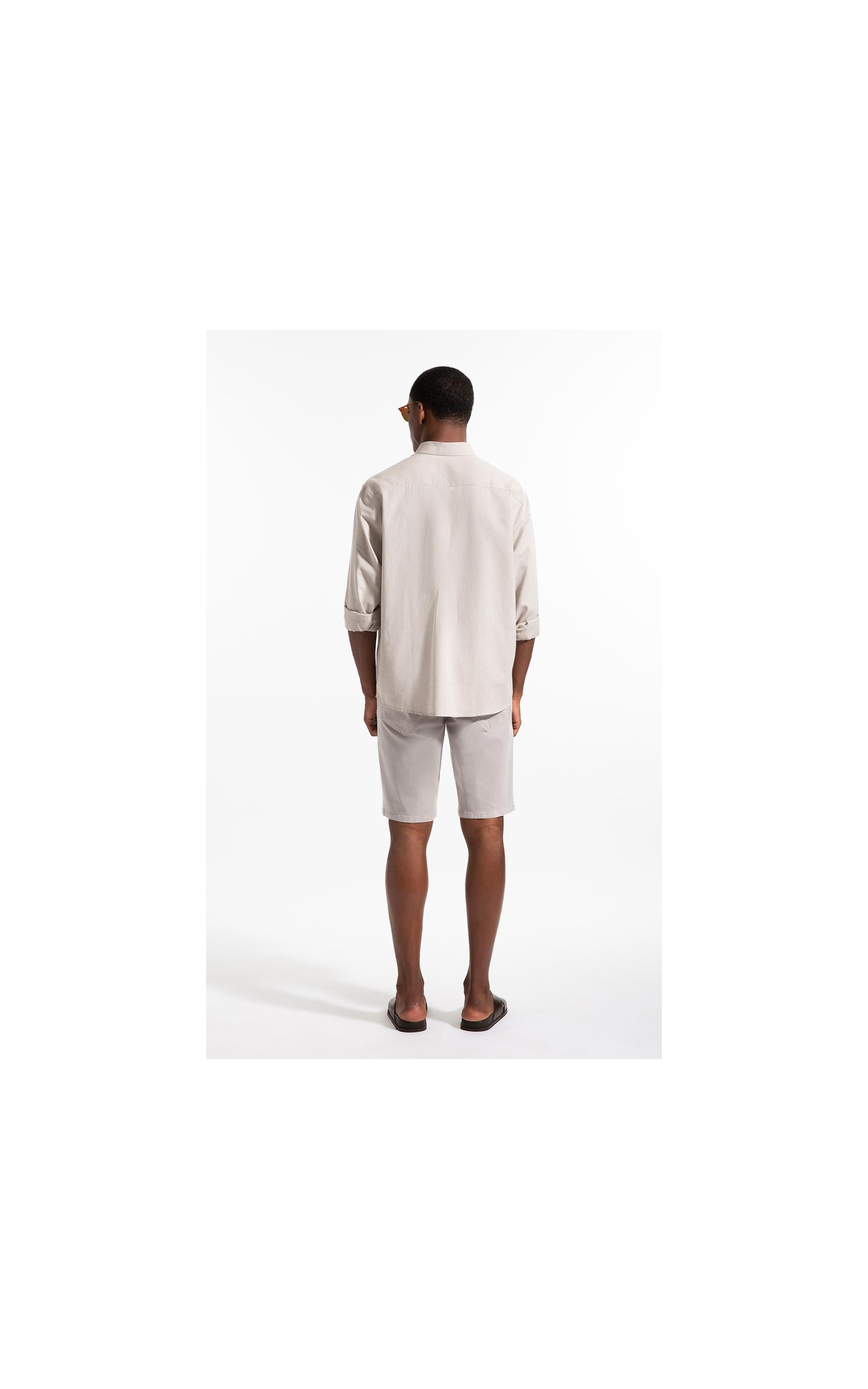 Linen Blend Visco Classic New Italian Ml Areia