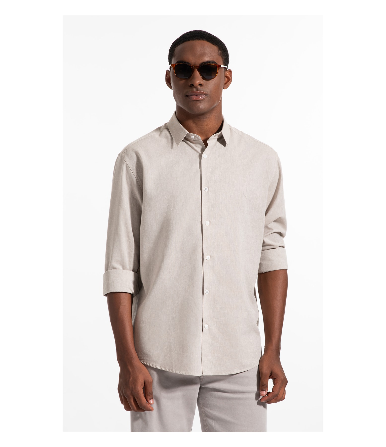 Linen Blend Visco Classic New Italian Ml Areia