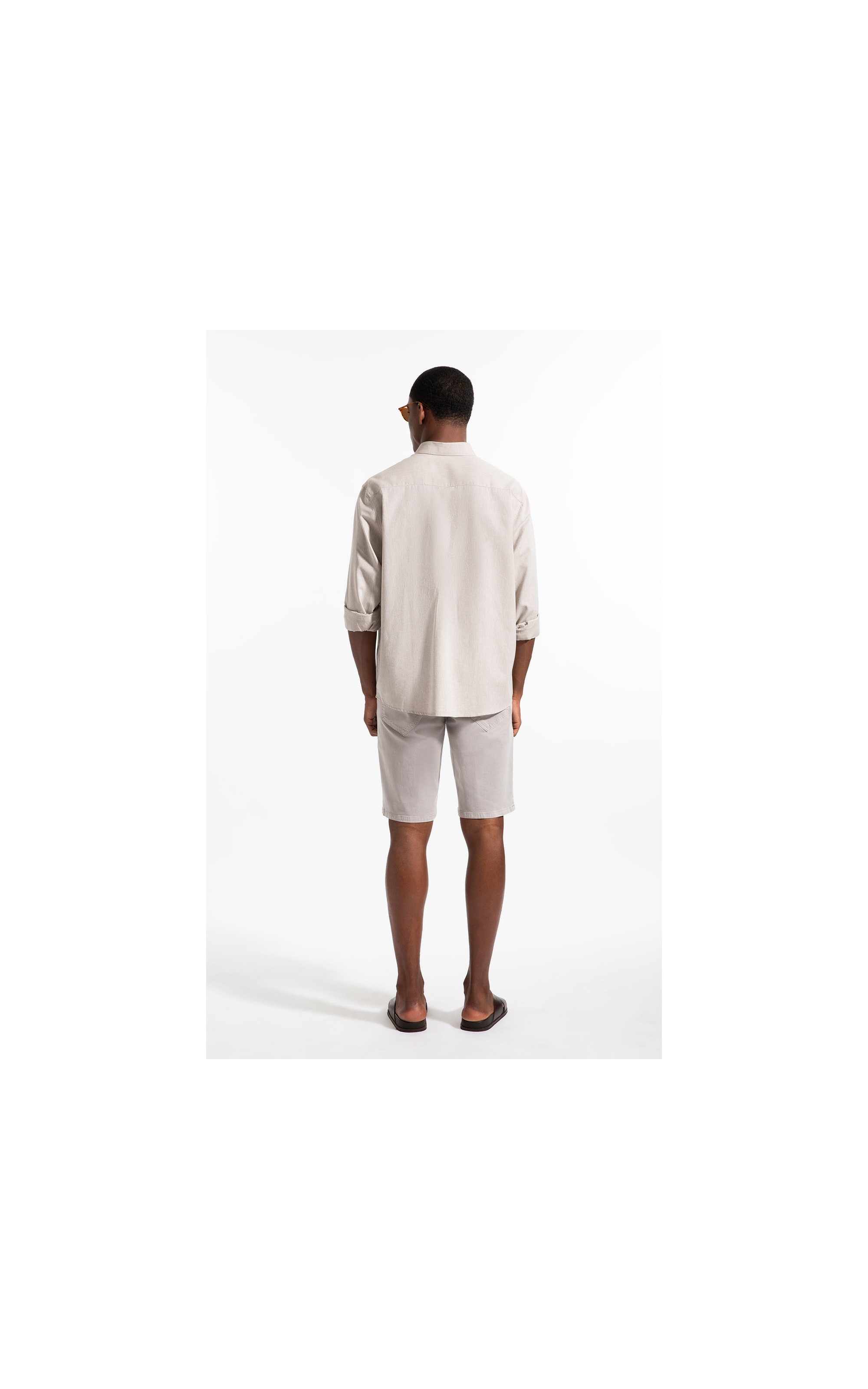 Linen Blend Visco Classic New Italian Ml Areia