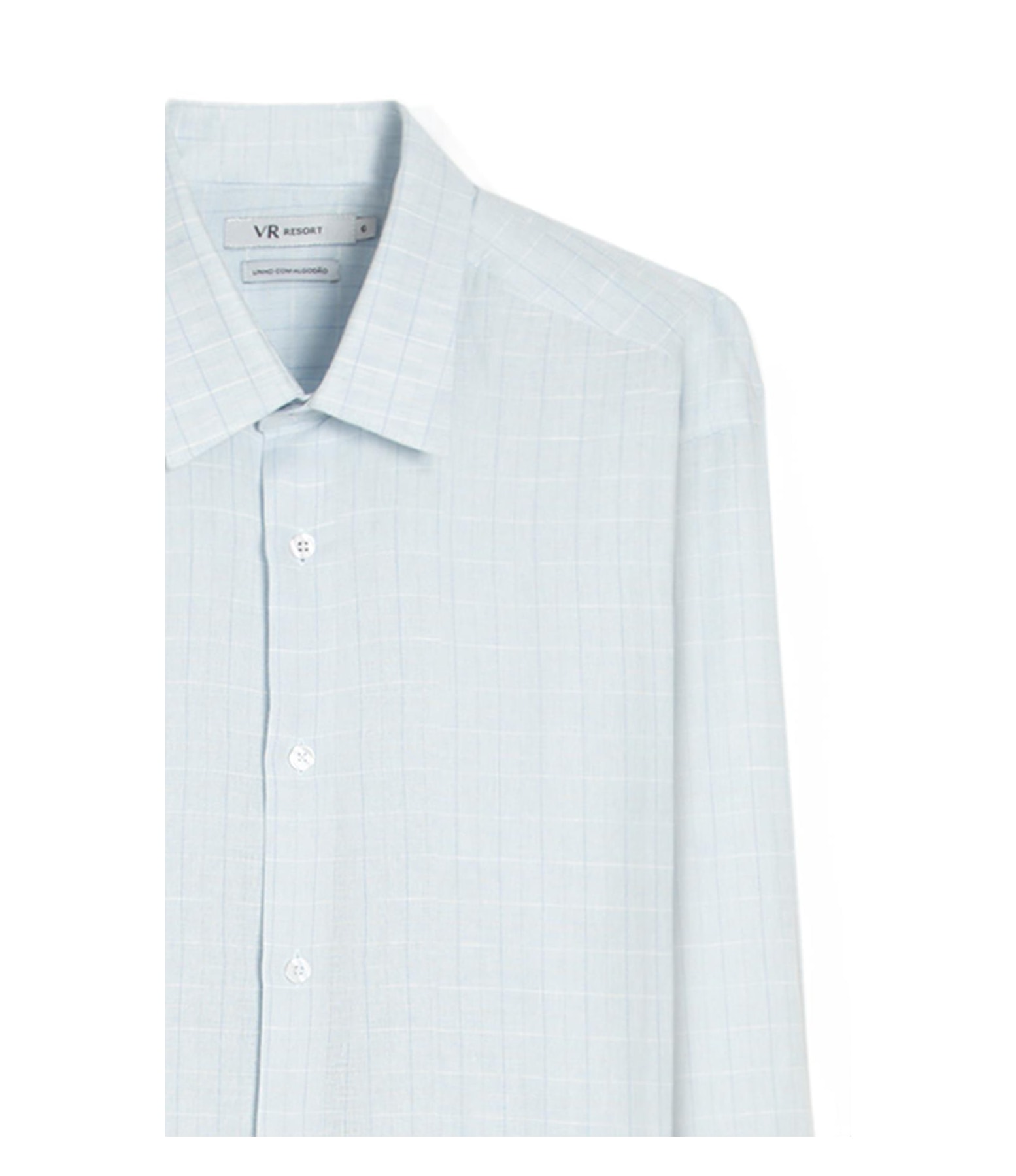 Camisa Linho Alberobello Class Irish Azul Claro